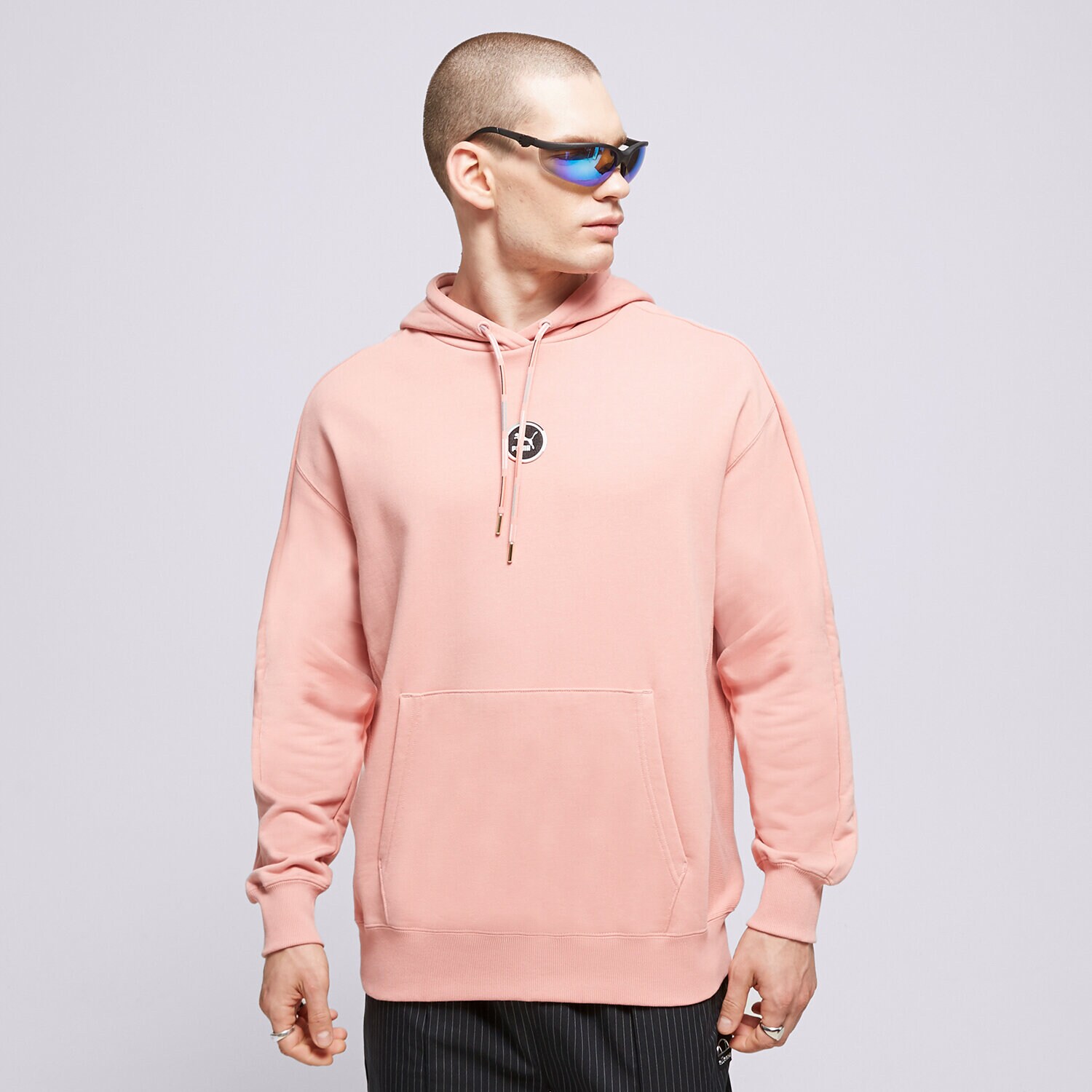 Bluza męska PUMA BLUZA Z KAPTUREM 534175 534175 24 RÓŻOWY