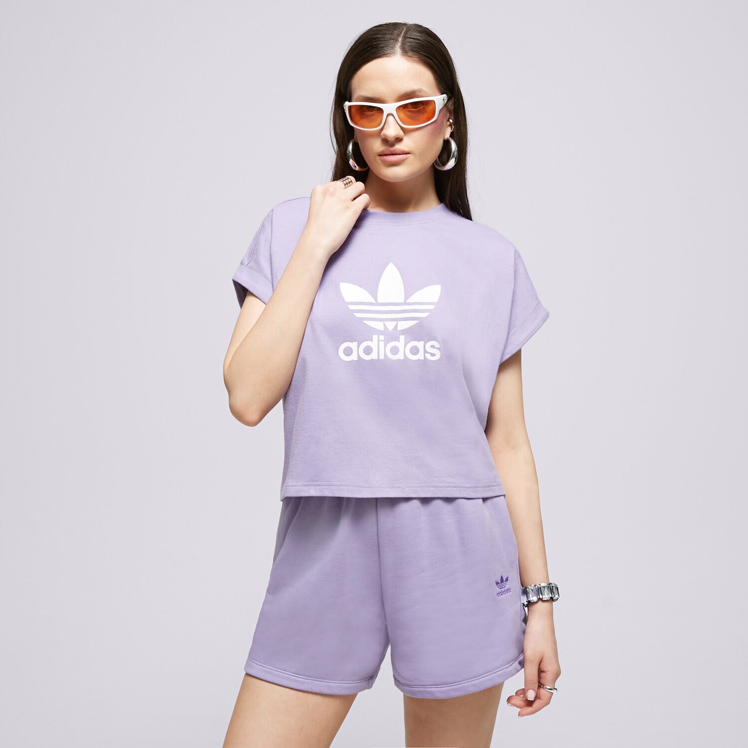 Koszulka, t-shirt damski ADIDAS T-SHIRT SHORT TEE IC5468 NIEBIESKI