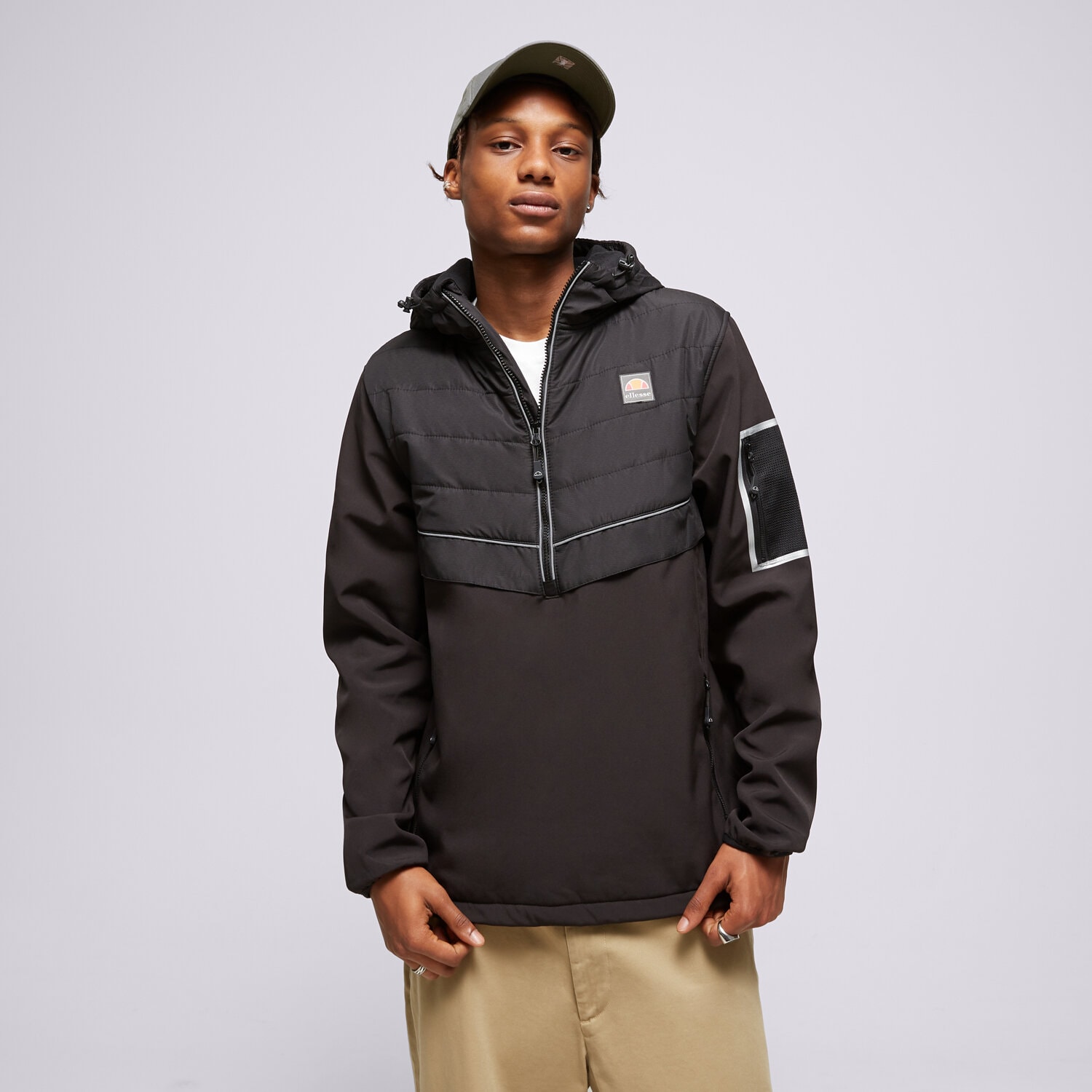 Kurtka zimowa męska ELLESSE KURTKA ERISINI JACKET BLK SHM14877011 CZARNY