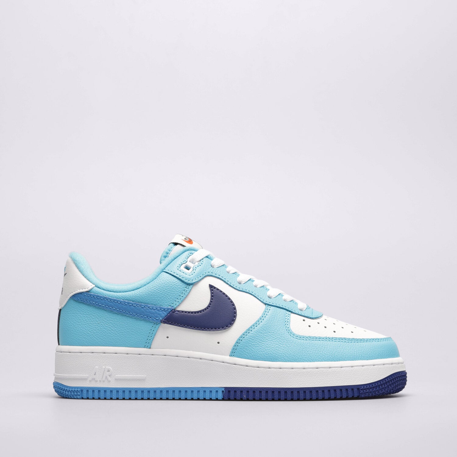 Buty sneakersy męskie NIKE AIR FORCE 1 '07 LV8 DZ2522-100 NIEBIESKI