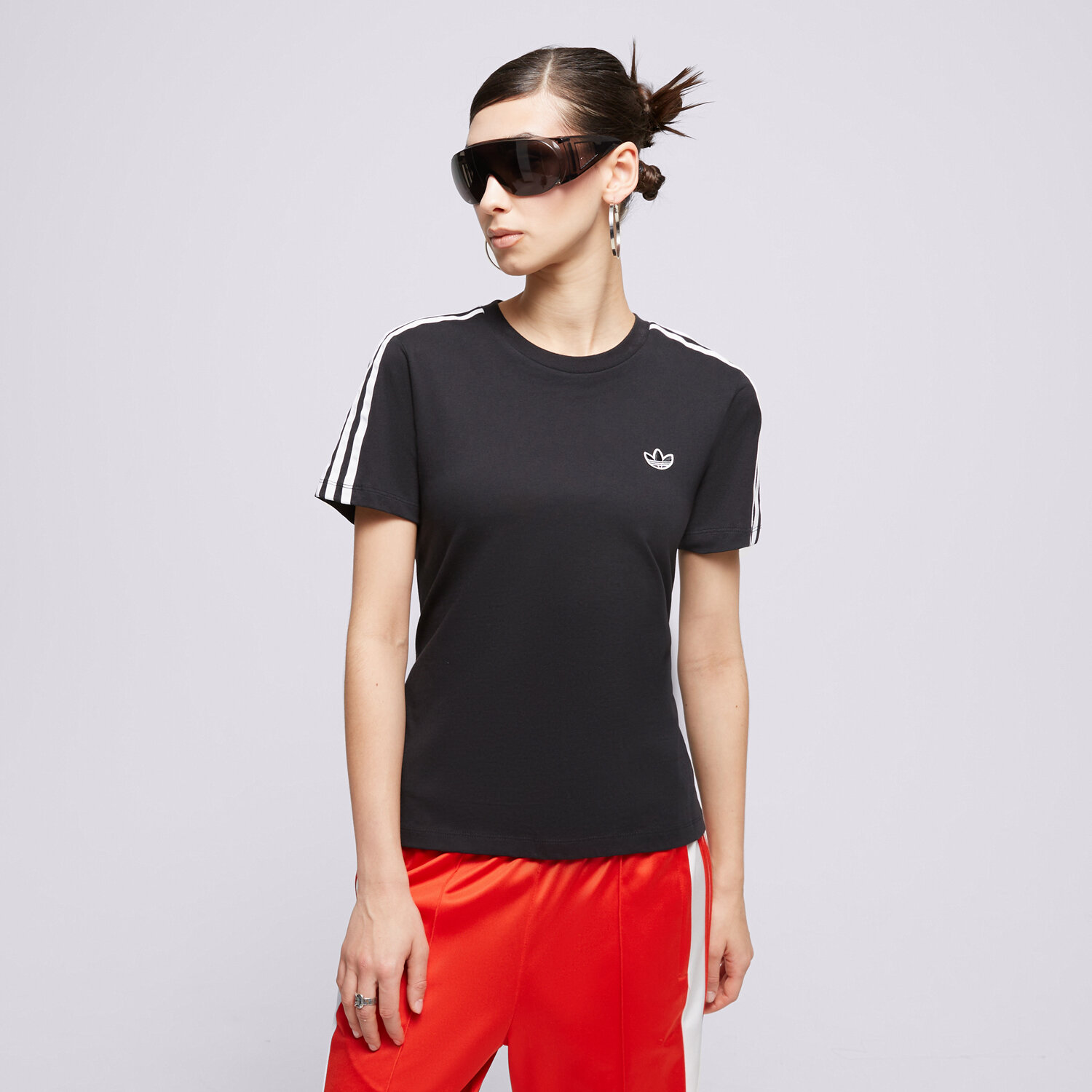 Koszulka, t-shirt damski ADIDAS T-SHIRT GN3173 GN3173 CZARNY