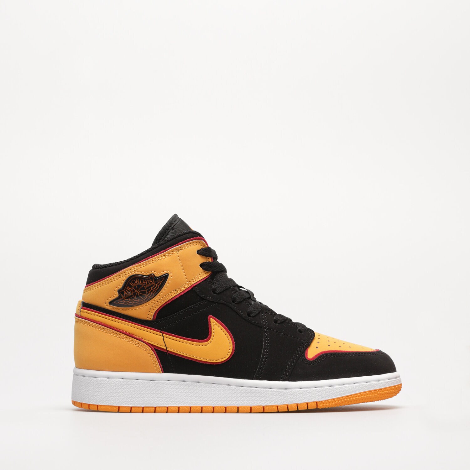Buty sneakersy dla dzieci AIR JORDAN 1 MID SE FJ4924-008 POMARAŃCZOWY