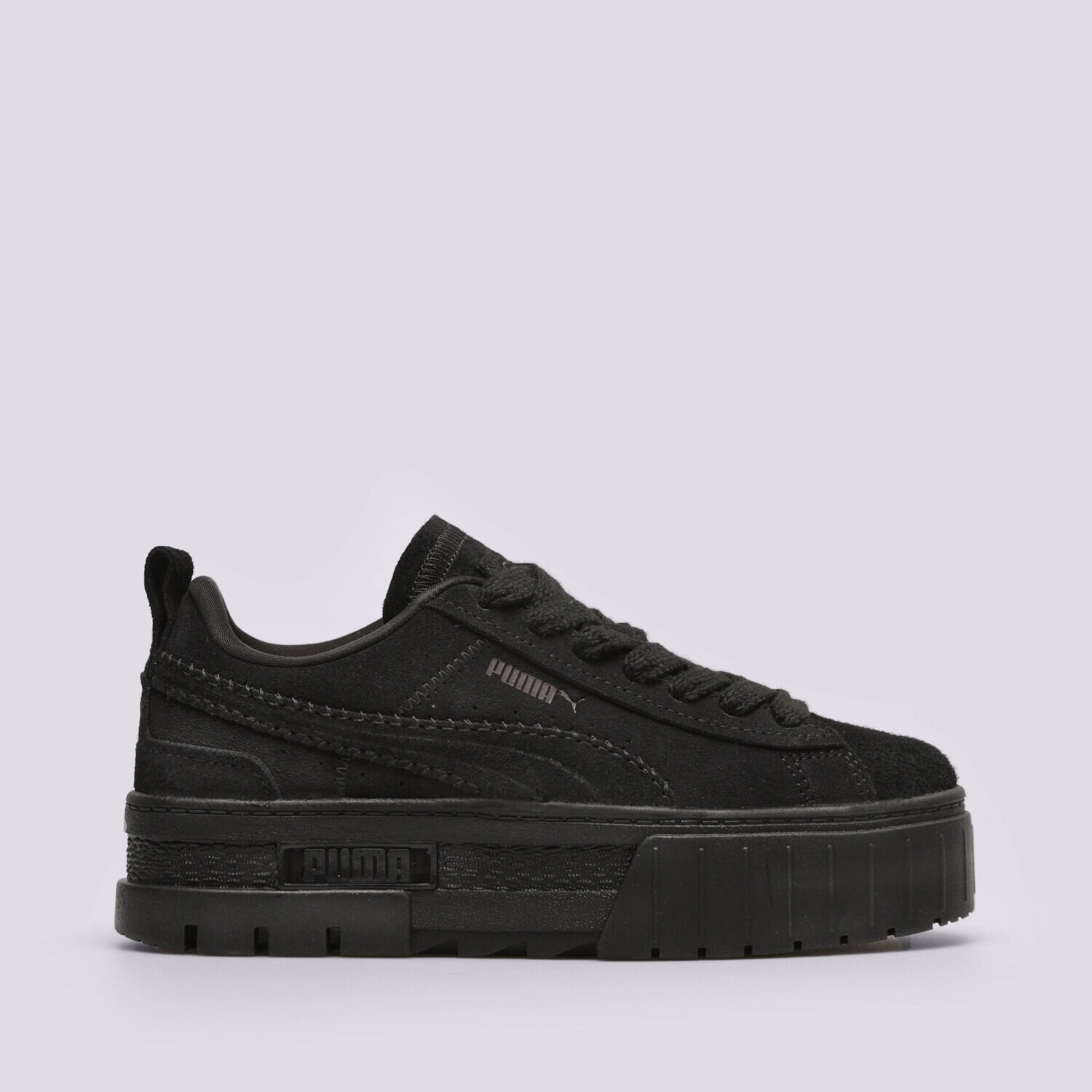 Buty sneakersy damskie PUMA MAYZE RECLAIM SUEDE WNS 39277001 CZARNY