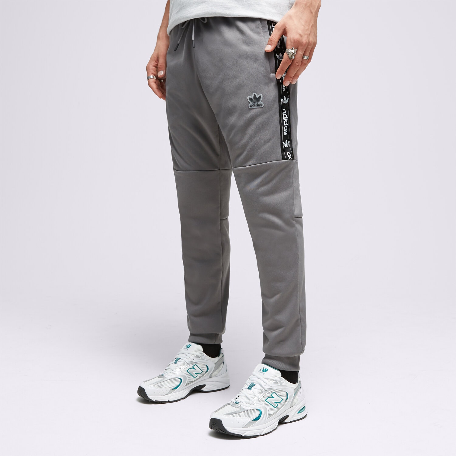 Spodnie sportowe męskie ADIDAS SPODNIE EDGE PANT GREY 4 PANTS HY0999 SZARY