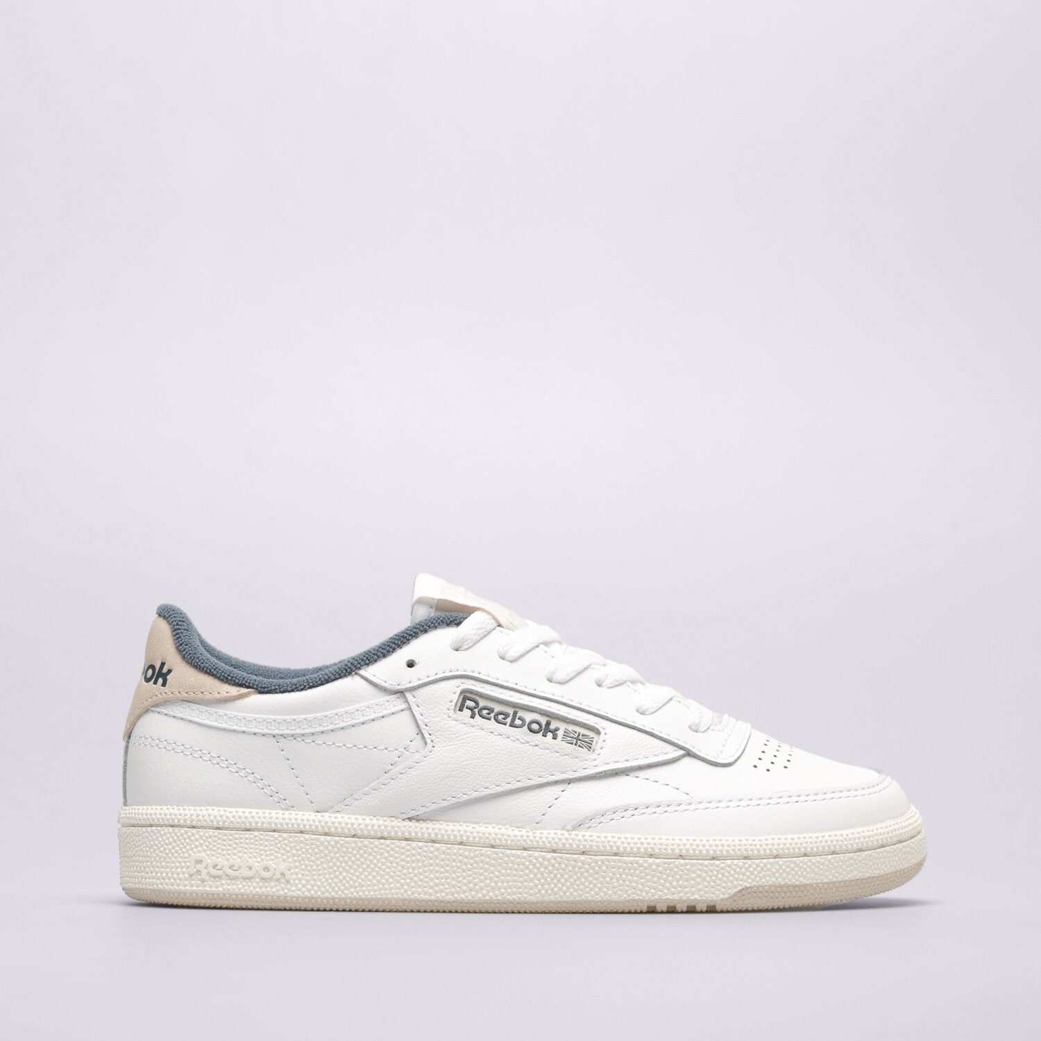 Buty sneakersy damskie REEBOK CLUB C 85 100033086 BIAŁY