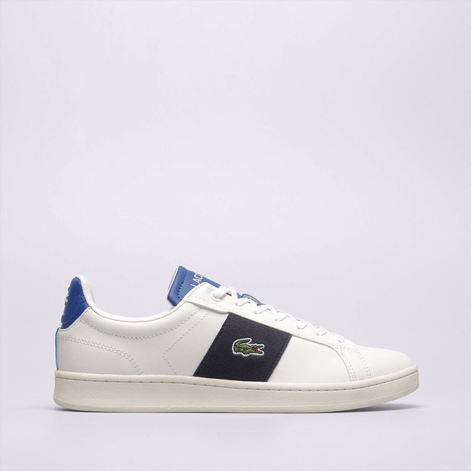 Buty sneakersy męskie LACOSTE CARNABY PRO CGR 123 1 SMA 745SMA0022X96 BIAŁY