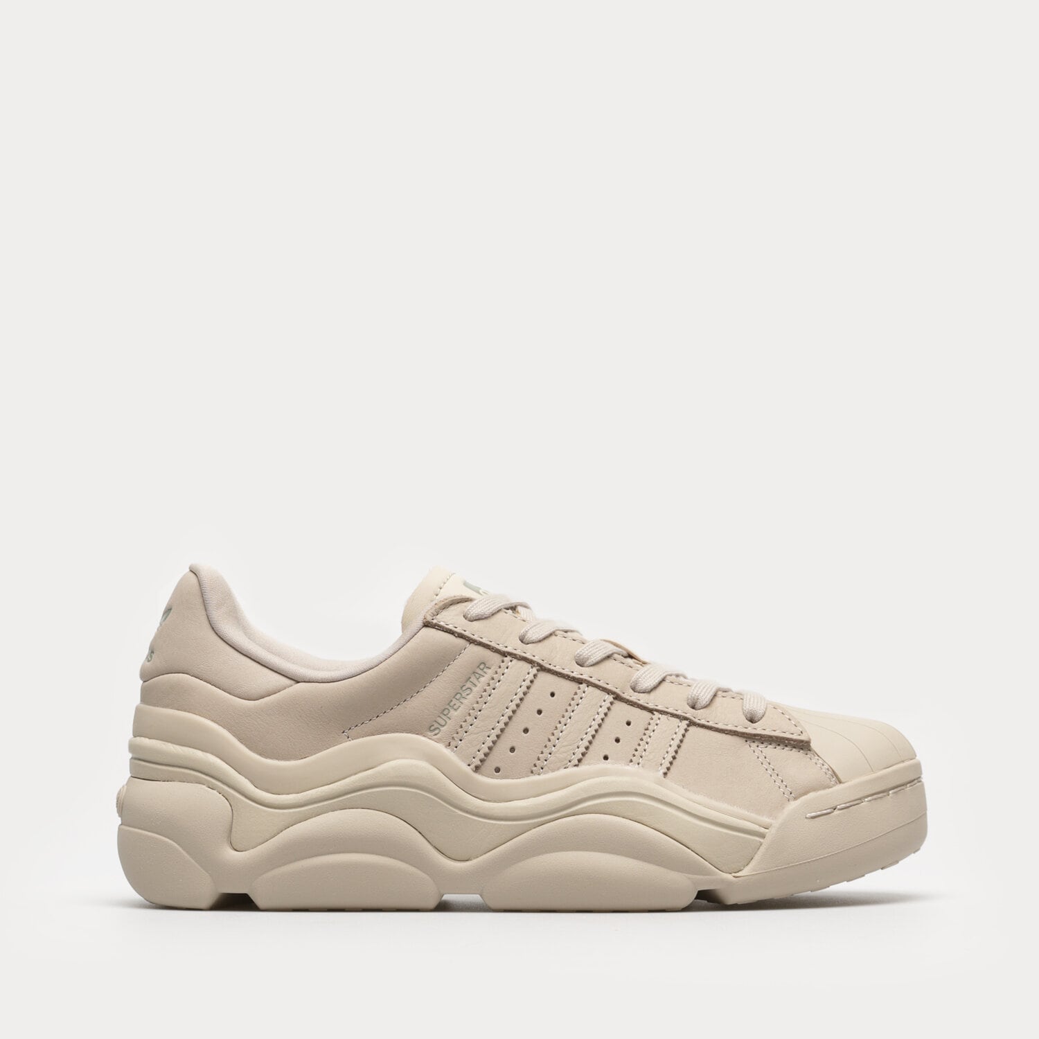 Buty sneakersy damskie ADIDAS SUPERSTAR MILLENCON W IF7690 BEŻOWY