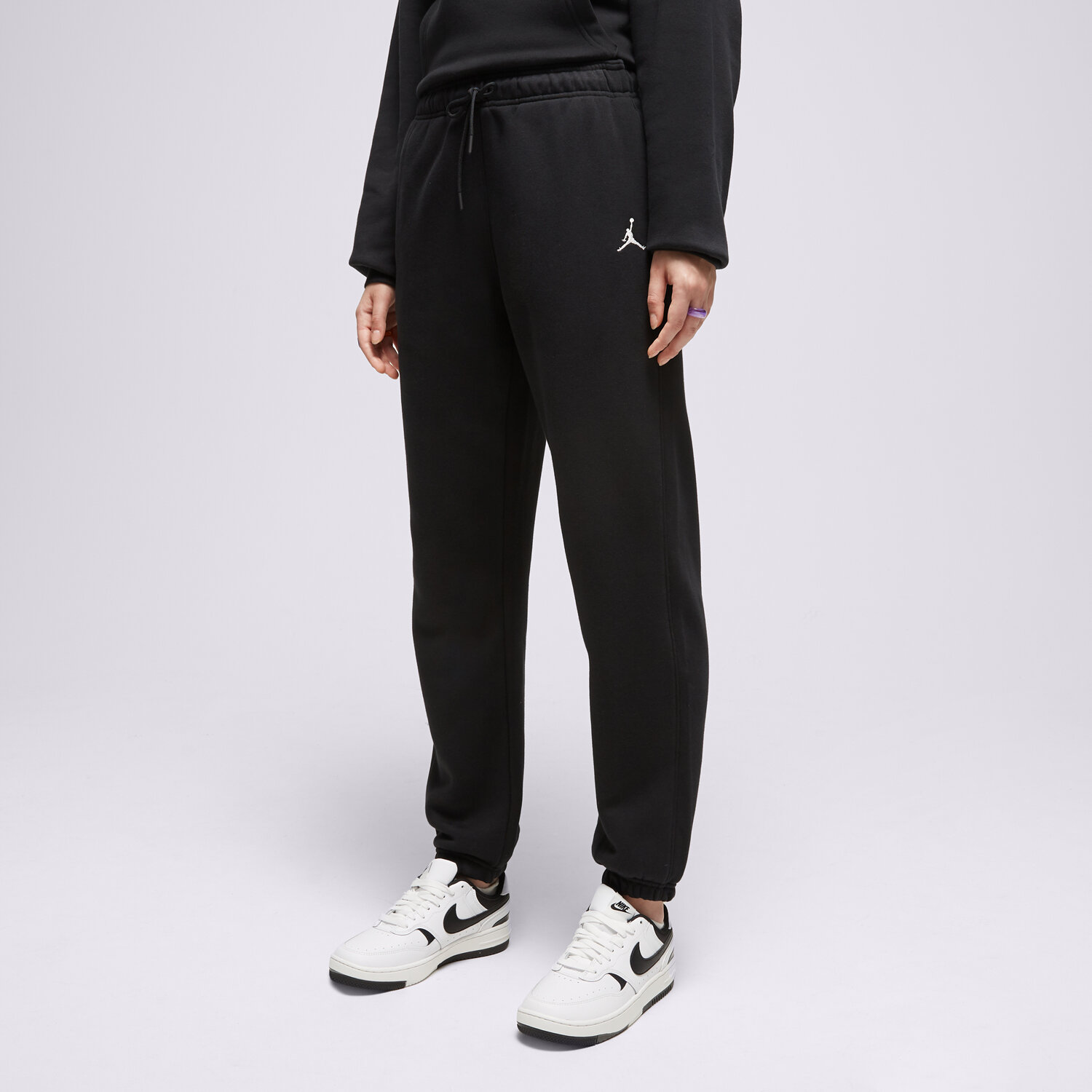 Spodnie sportowe damskie JORDAN SPODNIE W J BRKLN FLC PANT 2 FN4494-010 CZARNY