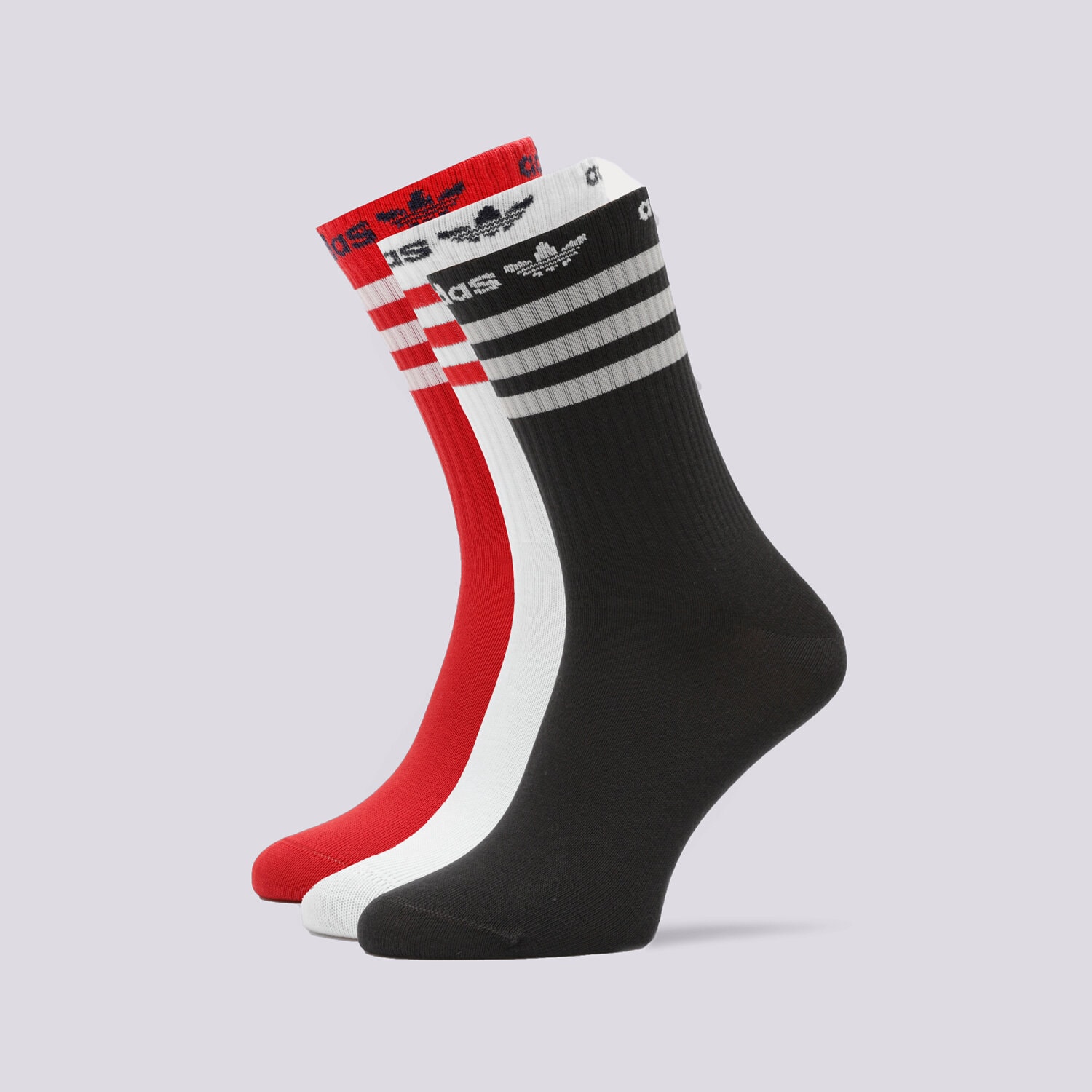 Skarpetki sportowe damskie ADIDAS/SKARPETY CREW SOCK 3PP IM2070 MULTICOLOR