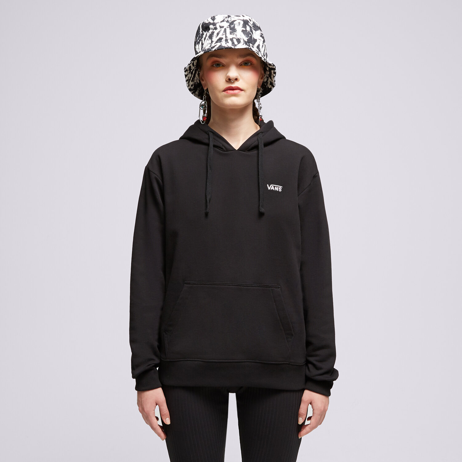 Bluza damska VANS BLUZA Z KAPTUREM FLYING CZARNY VN00046YBLK1 CZARNY