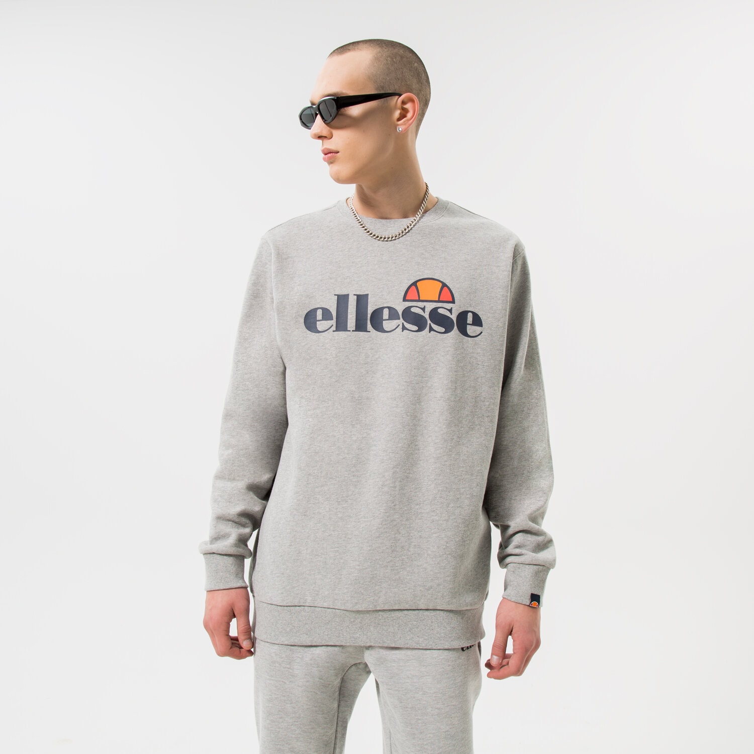 Bluza męska ELLESSE BLUZA SL SUCCISO GREY SHC07930112 SZARY