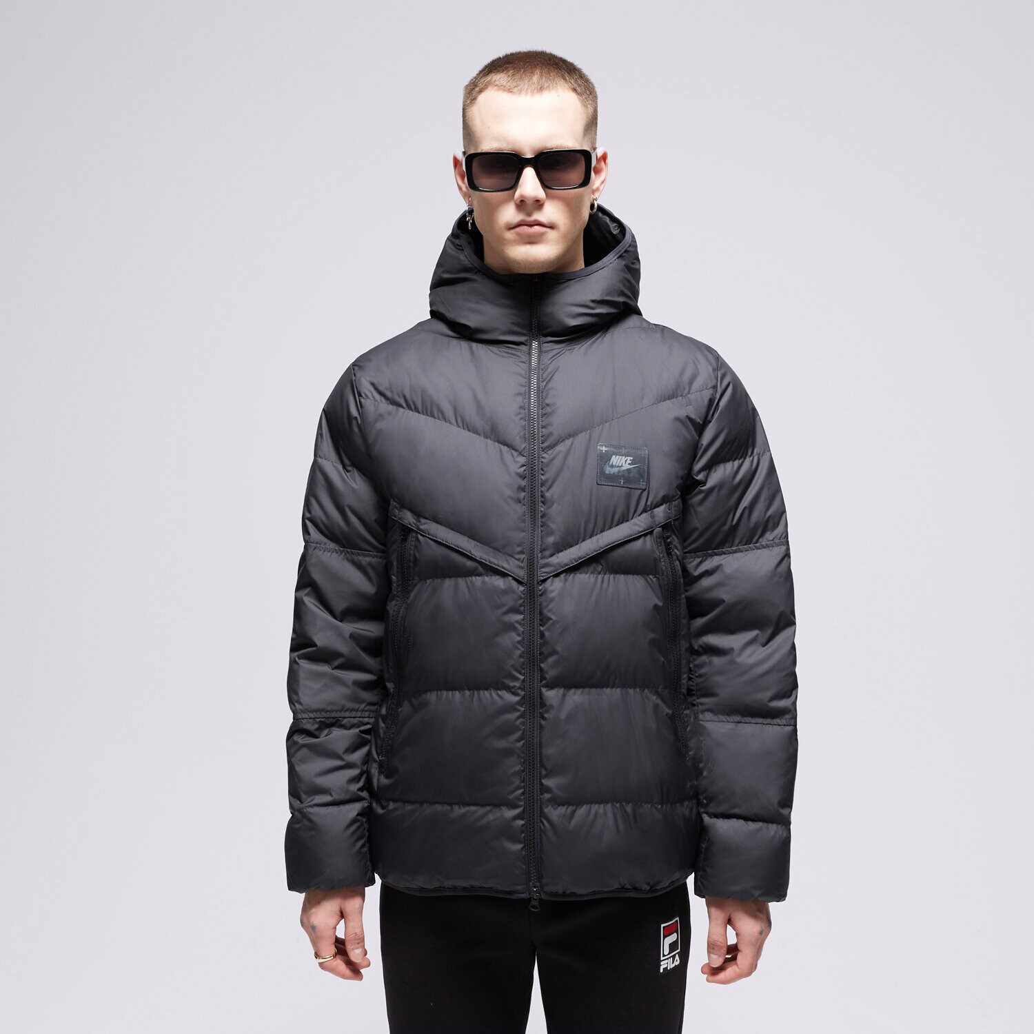 Kurtka zimowa męska NIKE KURTKA ZIMOWA MAX BUBBLE JKT BLK DX2039-010 CZARNY