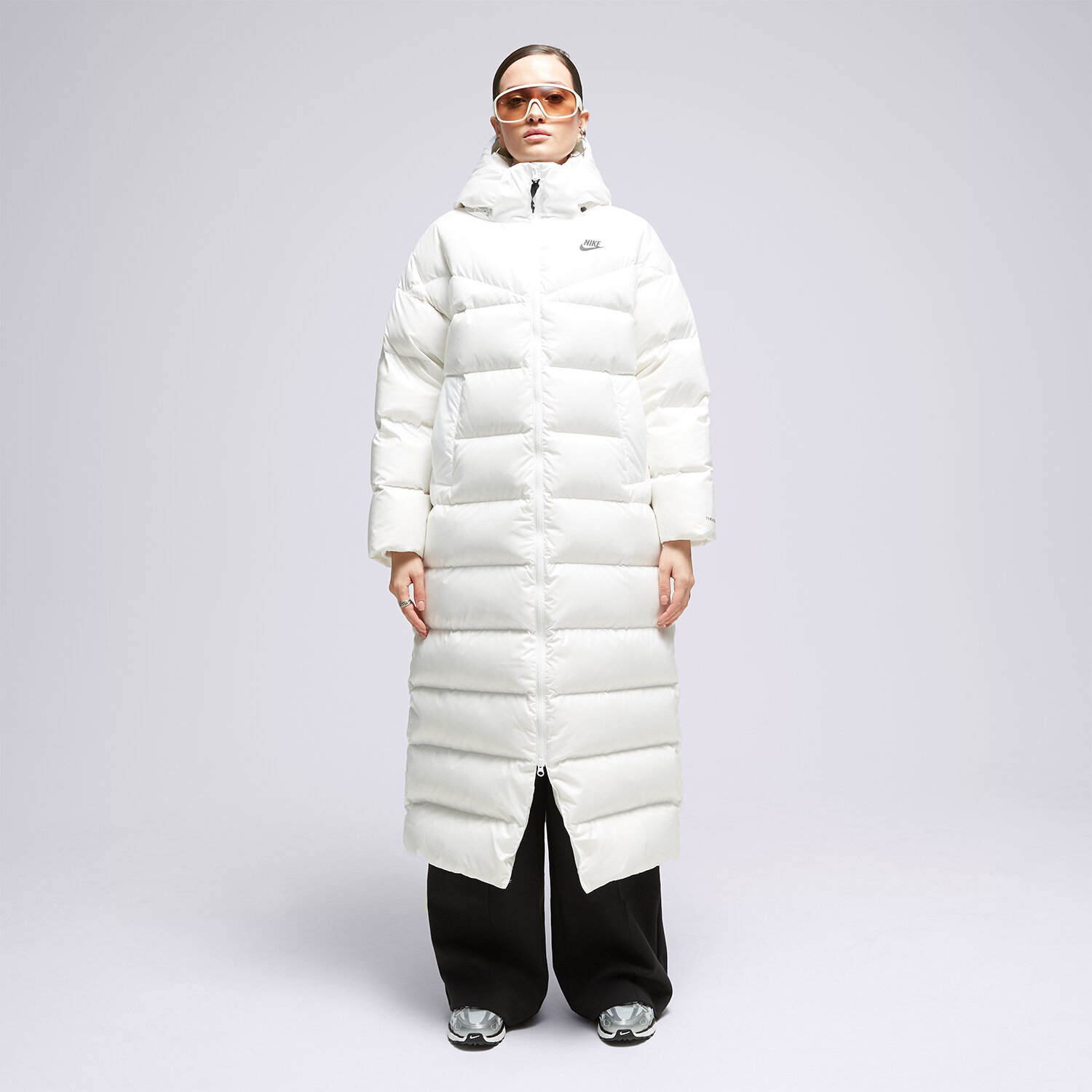 Kurtka zimowa damska NIKE PŁASZCZ W NSW TF CITY HD PARKA DH4081-100 BIAŁY