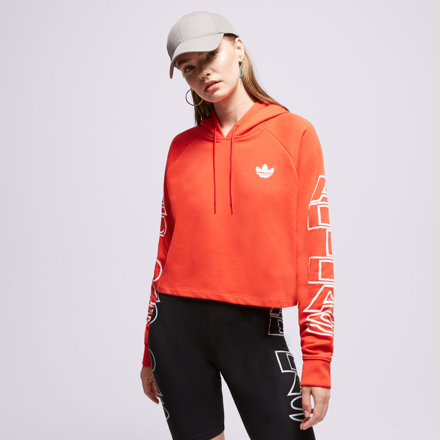 Bluza damska ADIDAS BLUZA Z KAPTUREM H20233 H20233 CZERWONY