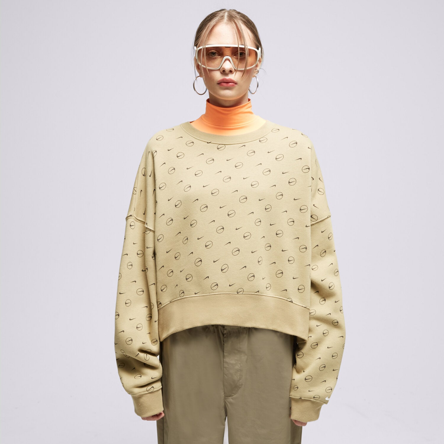 Bluza damska NIKE BLUZA DD9689 DD9689-297 BEŻOWY