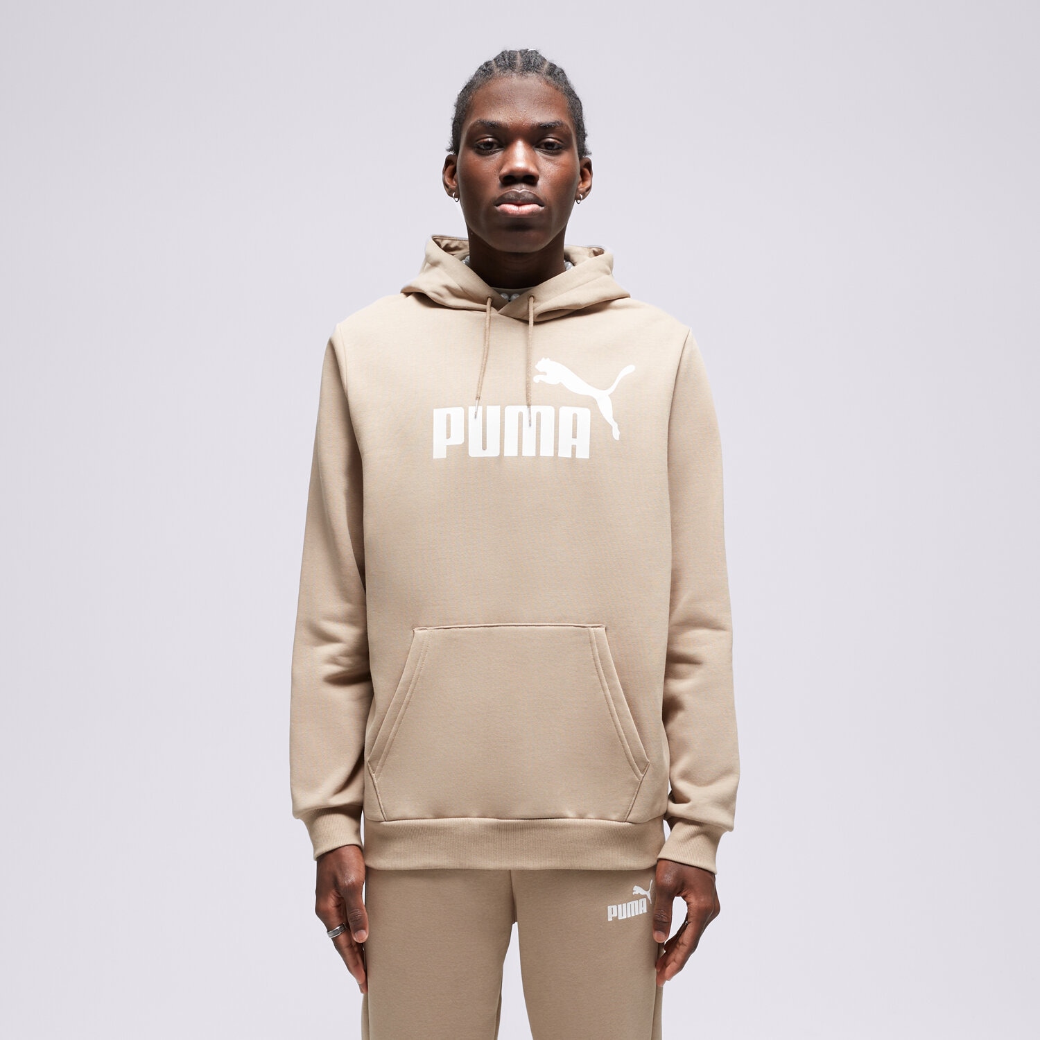 Bluza męska PUMA BLUZA Z KAPTUREM CORE 58668741 SZARY