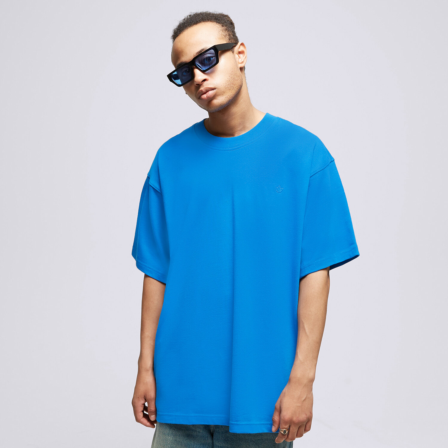 Koszulka, t-shirt sportowy męski ADIDAS T-SHIRT C TEE IM4393 NIEBIESKI