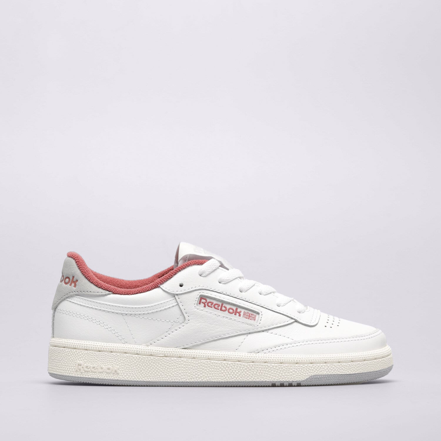 Buty sneakersy damskie REEBOK CLUB C 85 100033087 BIAŁY