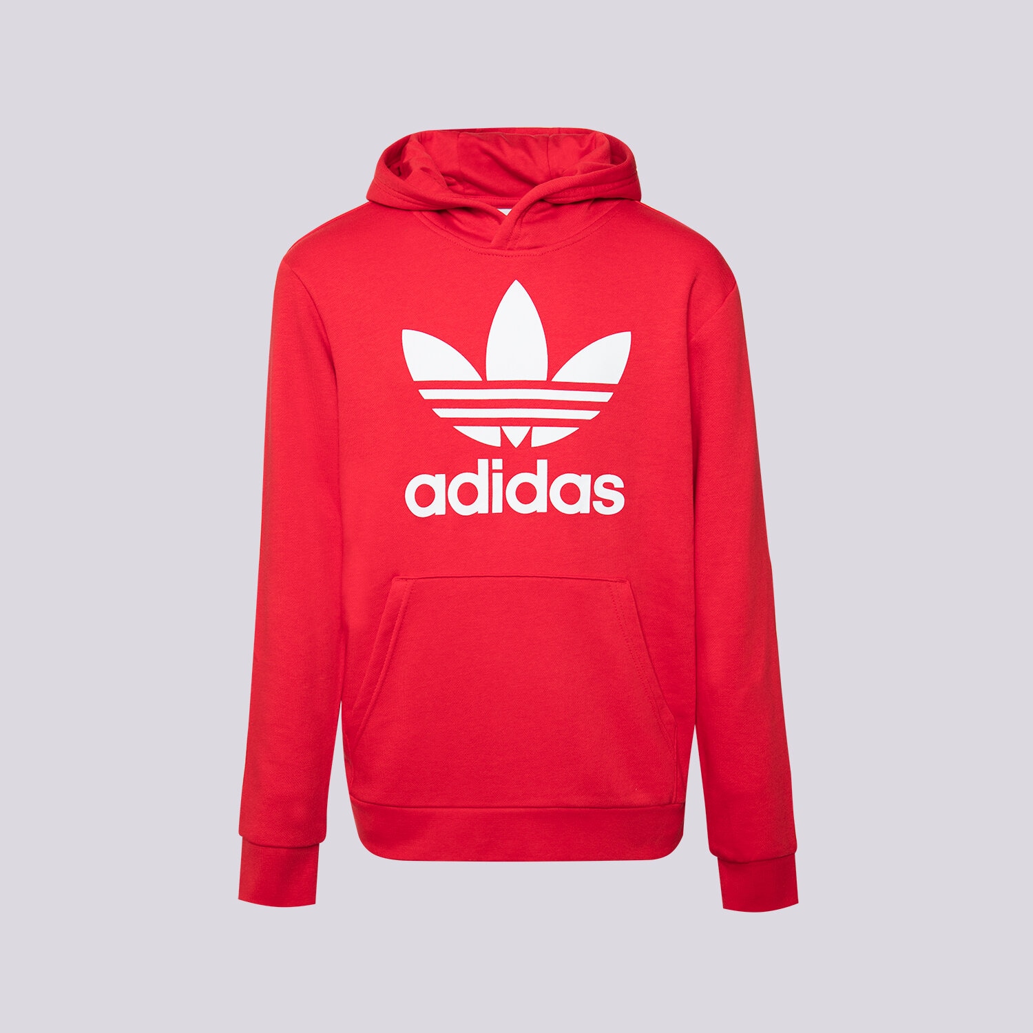 Sportowa bluza dziecięca ADIDAS BLUZA Z KAPTUREM TREFOIL BOY IJ7201 CZERWONY