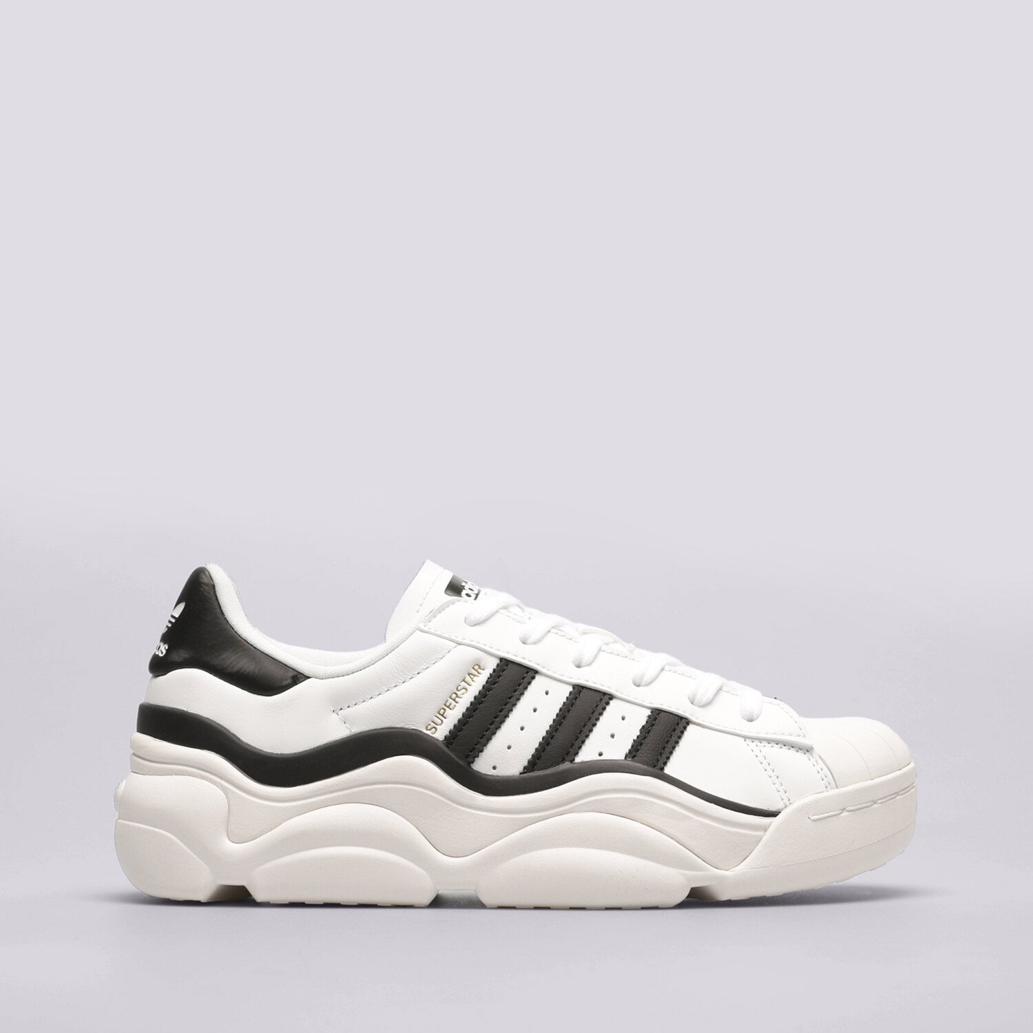 Buty sneakersy damskie ADIDAS SUPERSTAR MILLENCON W HQ9018 BIAŁY