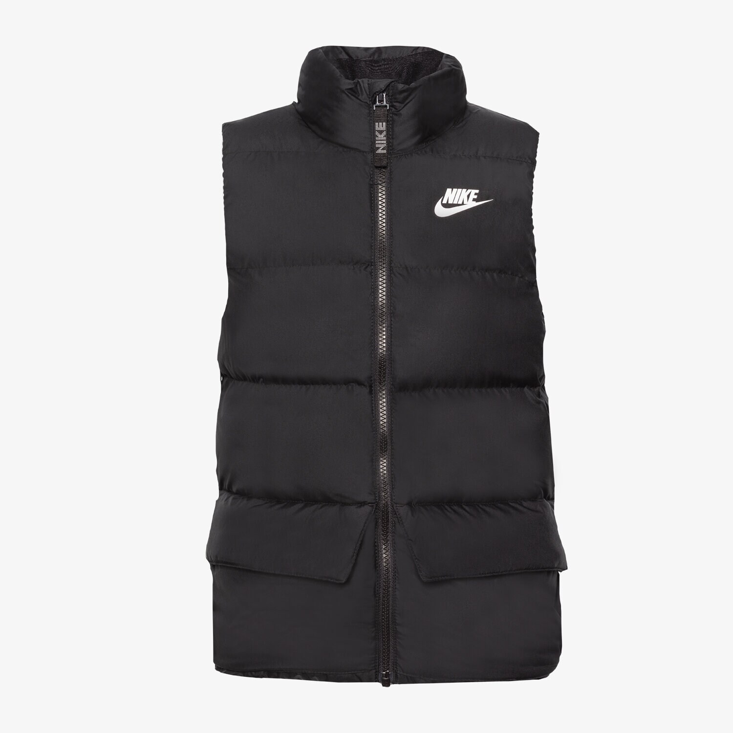 Dziecięca kurtka przejściowa (wiosenna/jesienna) NIKE KURTKA PADDED GILT BOY DX1296-010 CZARNY