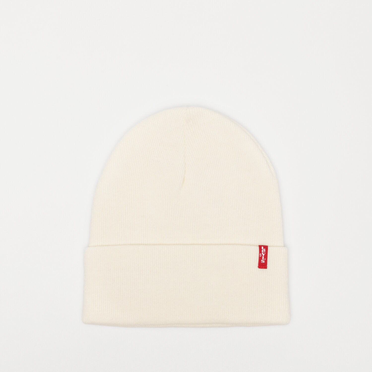 Czapka zimowa dla dzieci LEVI'S CZAPKA SLOUCHY RED TAB BEANIE D7543-0004 BIAŁY