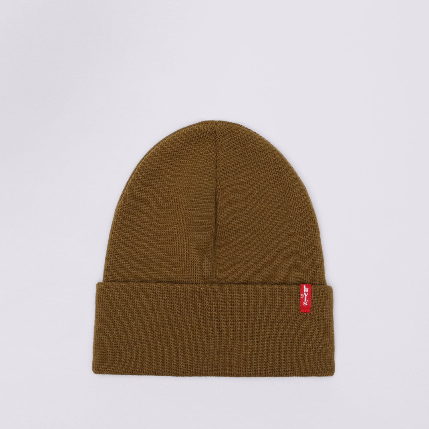Czapka zimowa dla dzieci LEVI'S CZAPKA SLOUCHY RED TAB BEANIE D7543-0006 KHAKI