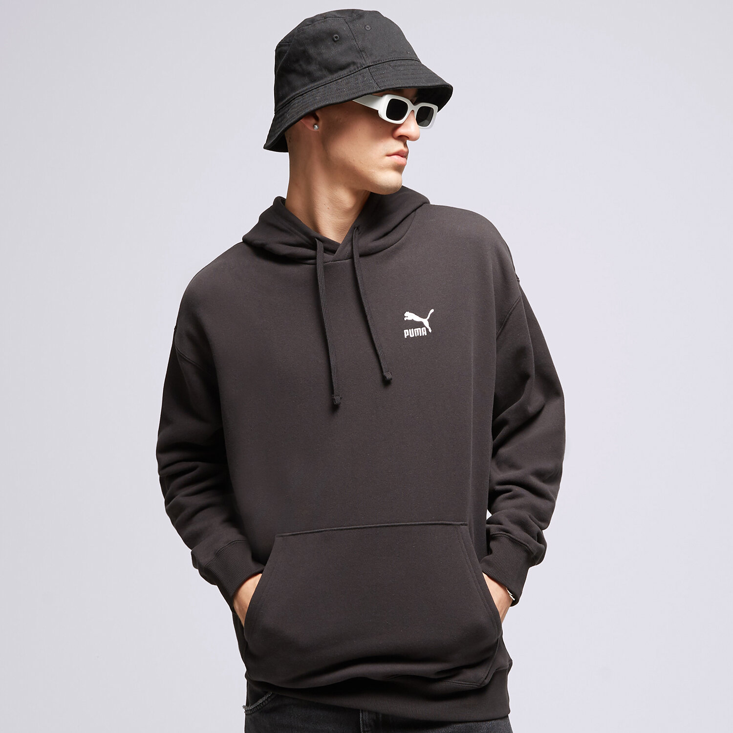 Bluza męska PUMA BLUZA Z KAPTUREM BETTER CLASSICS 62132101 CZARNY