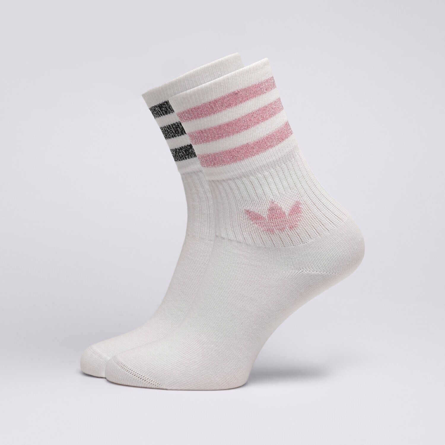Skarpetki sportowe damskie ADIDAS SKARPETY MID CUT GLT SCK HK0301 BIAŁY
