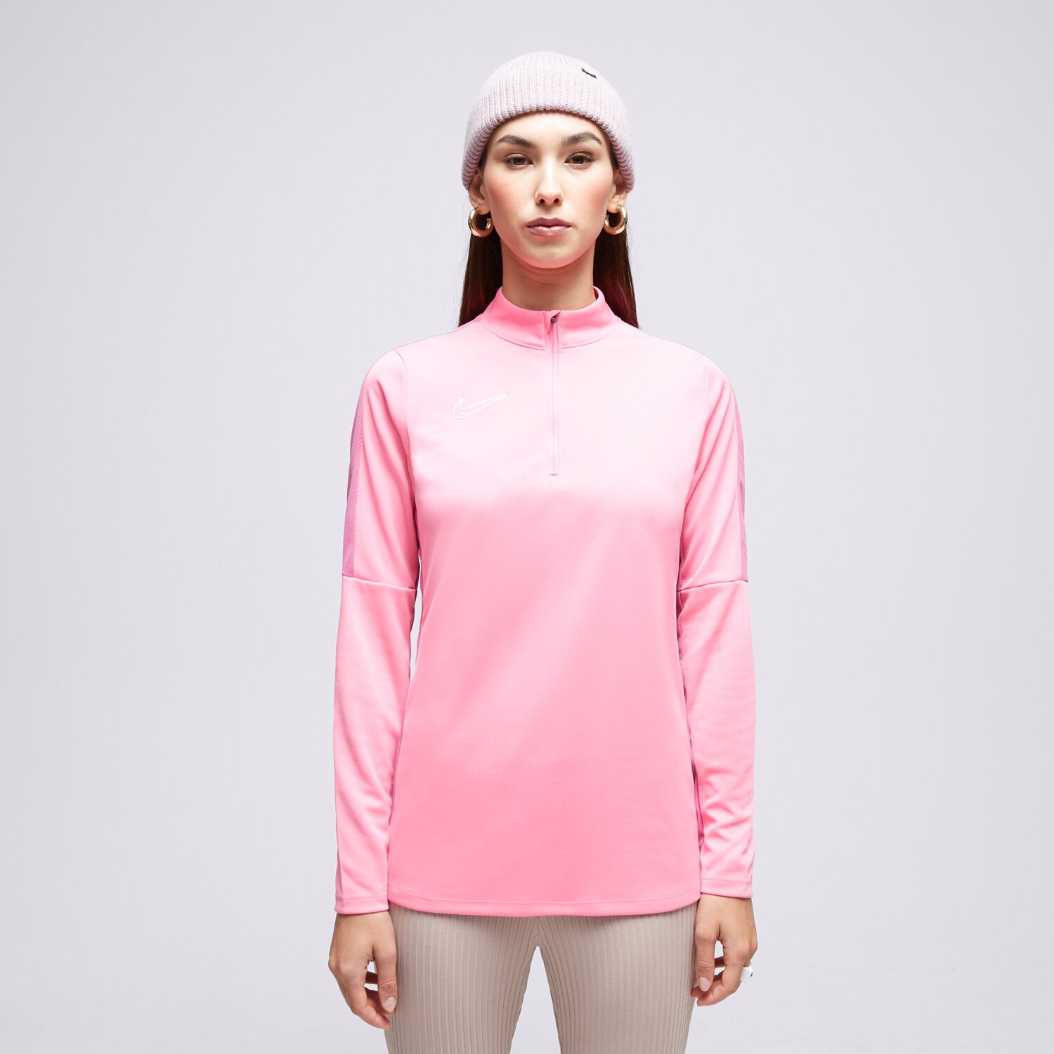 Bluza damska NIKE BLUZA ROZPINANA W NK DF ACD23 DRIL TOP BR SWEATSHIRT DX0513-606 RÓŻOWY