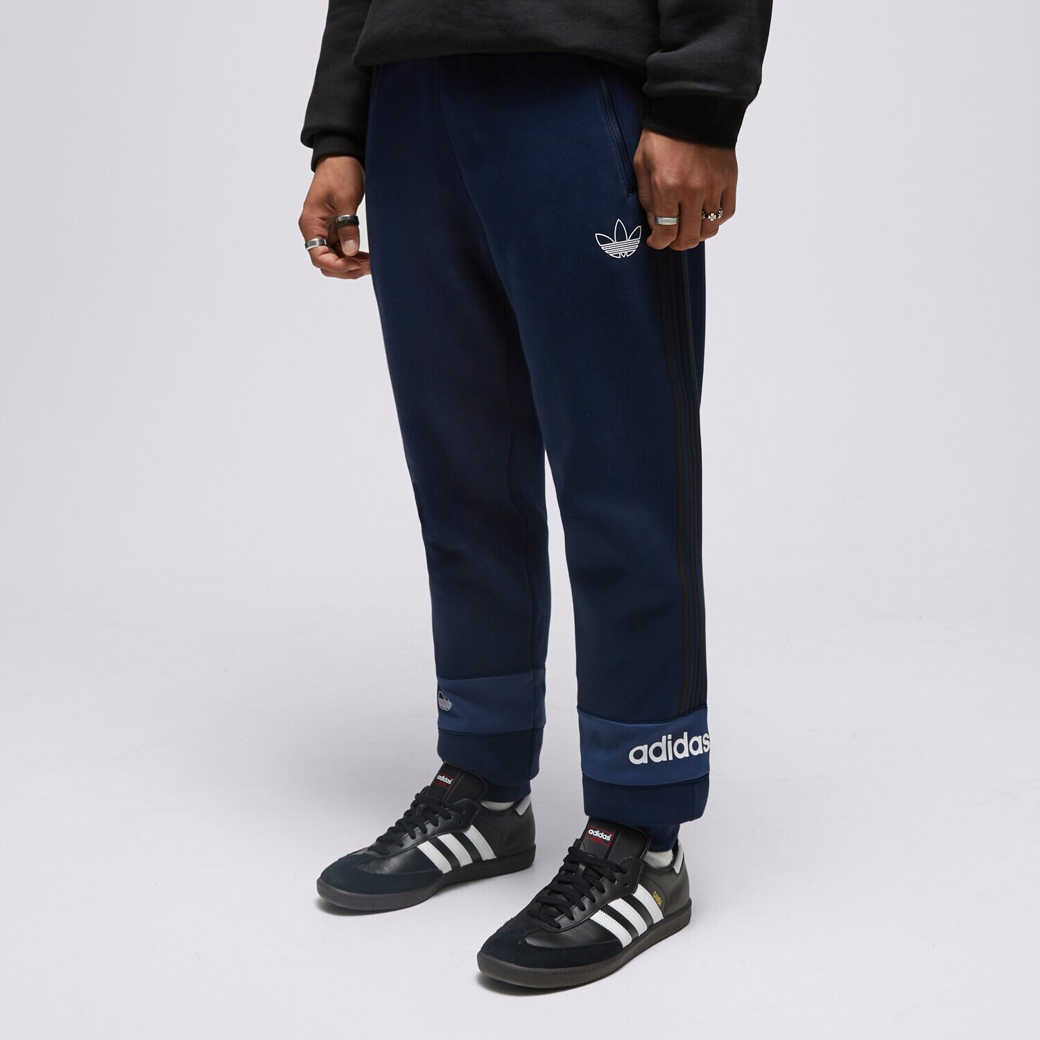Spodnie sportowe męskie ADIDAS SPODNIE ITASCA PANT NAVY/BLK HS0996 GRANATOWY
