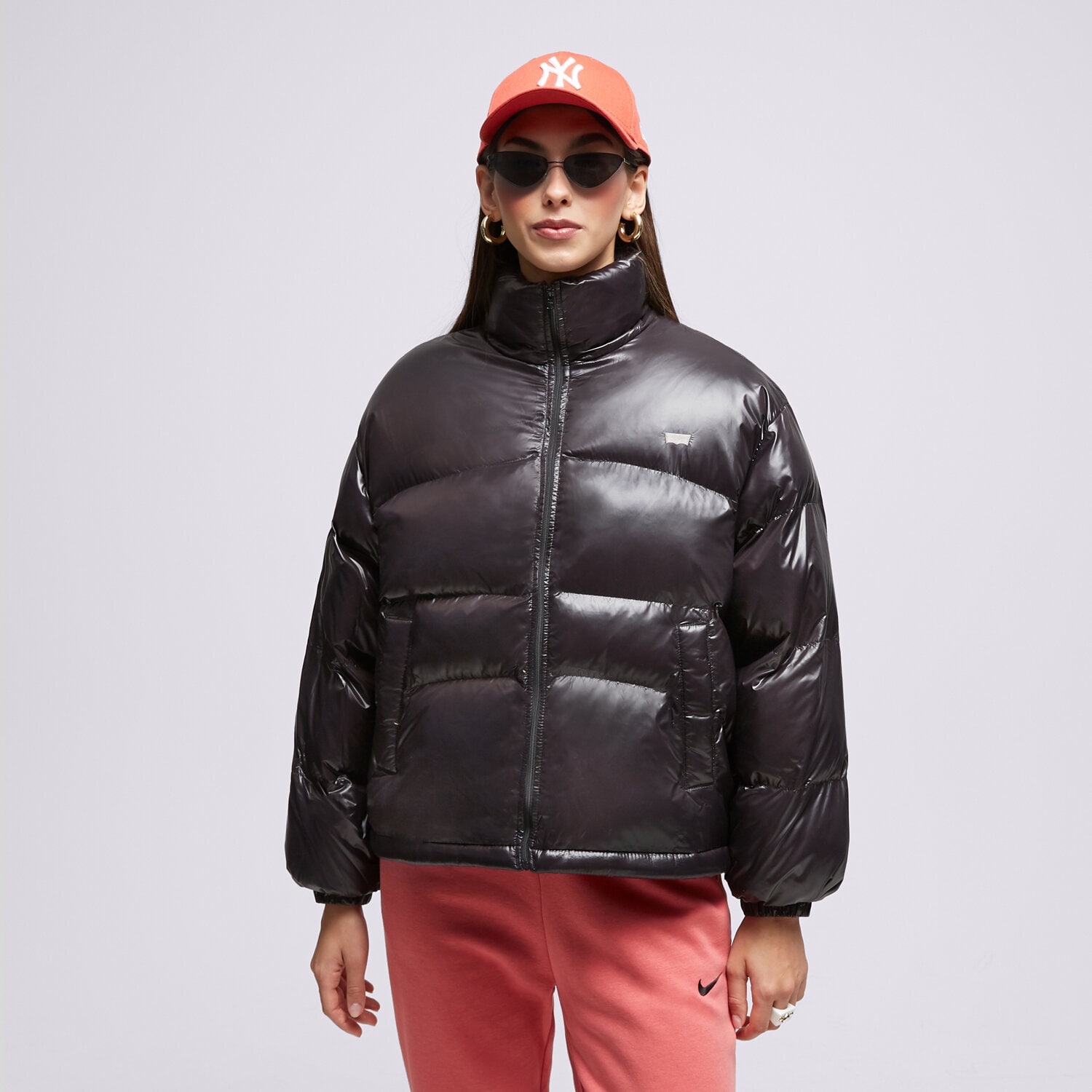 Kurtka zimowa damska LEVI'S KURTKA ZIMOWA RETRO PUFFER A5895-0000 CZARNY