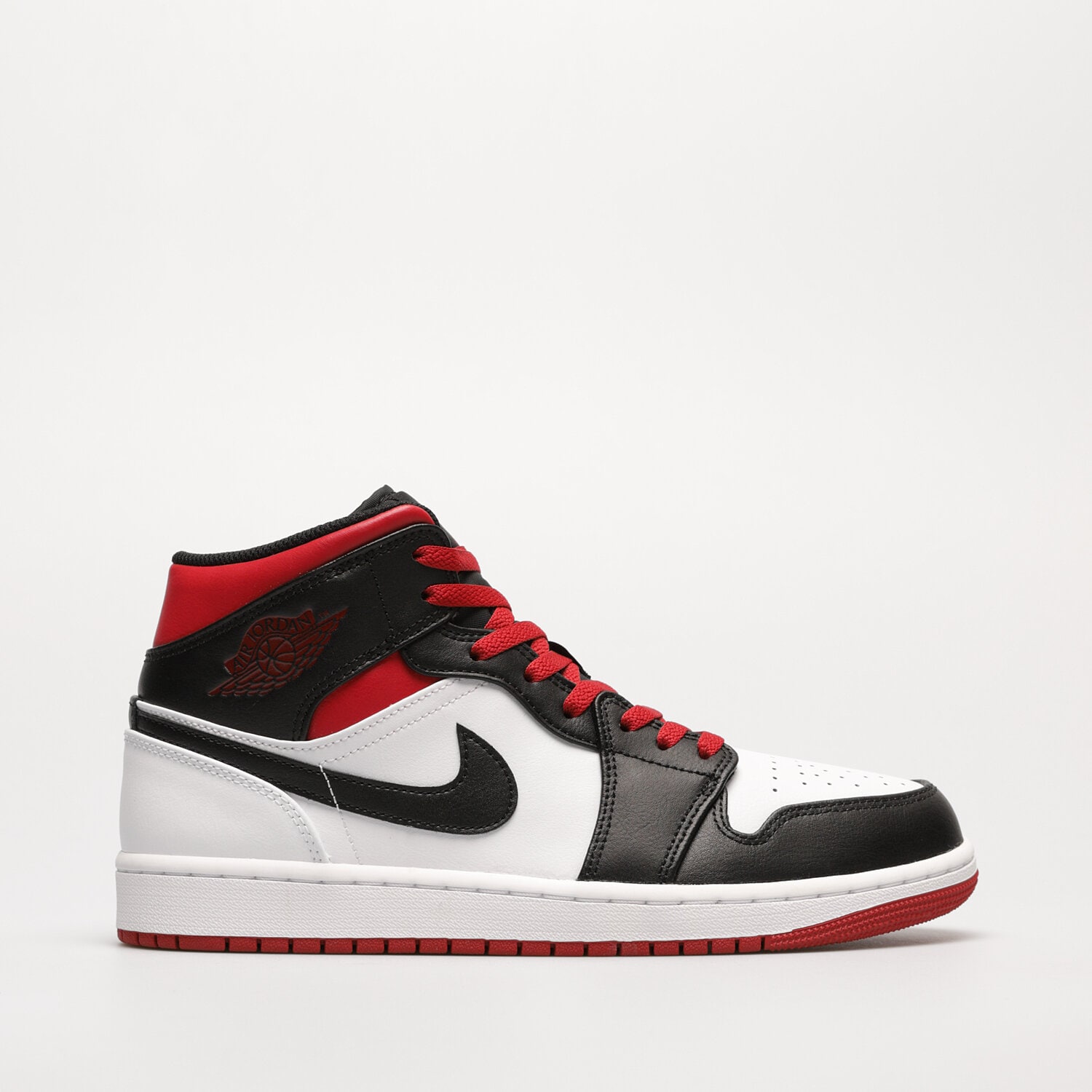 Buty sneakersy męskie AIR JORDAN 1 MID DQ8426-106 BIAŁY