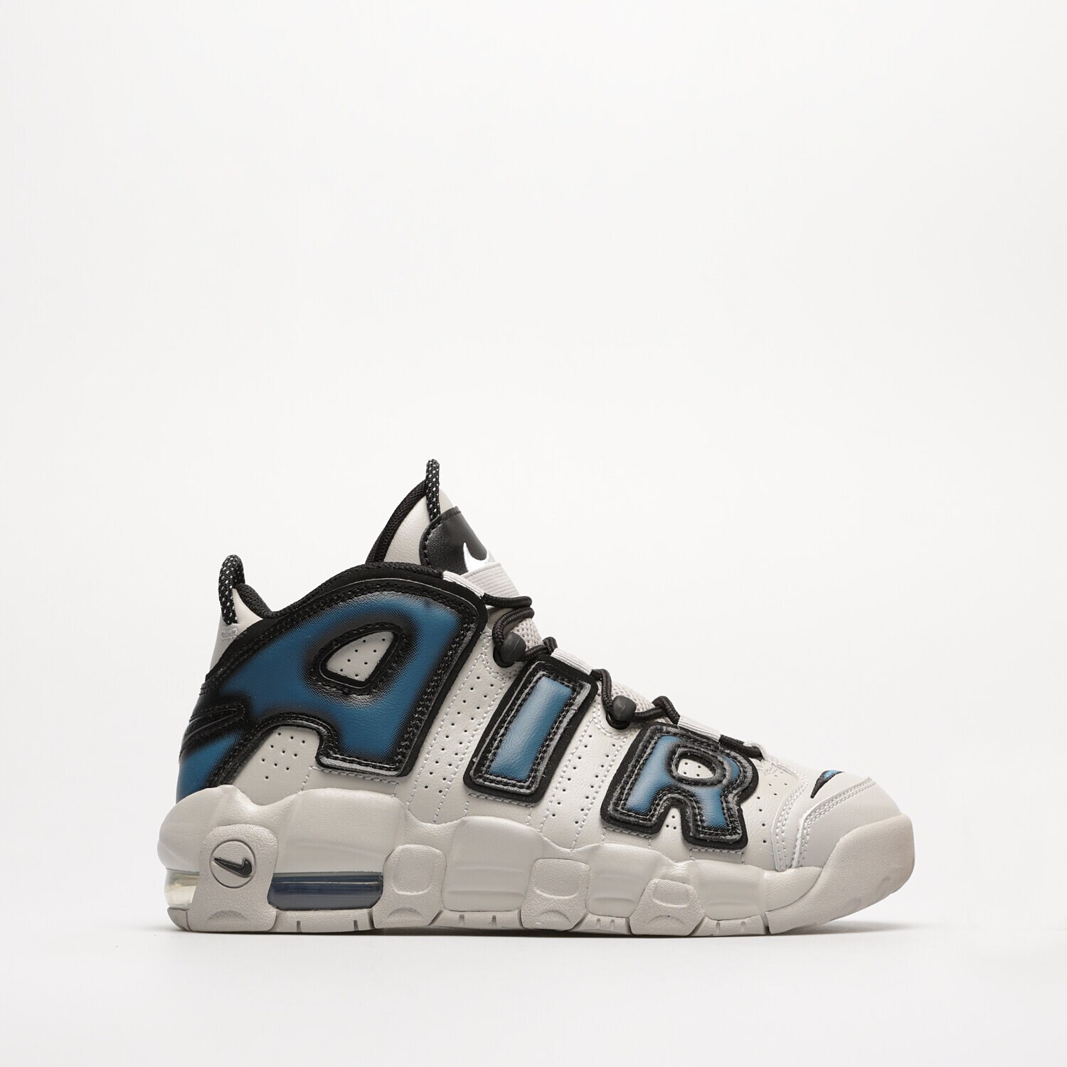 Buty sneakersy dla dzieci NIKE AIR MORE UPTEMPO FJ1387-001 SZARY