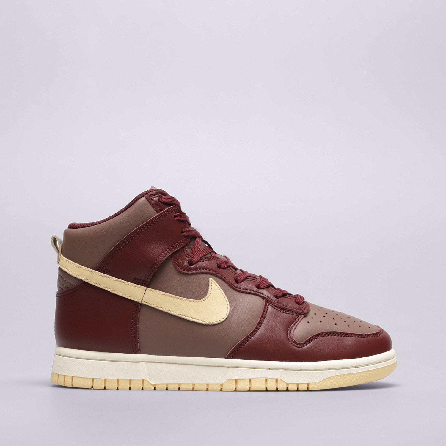 Buty sneakersy damskie NIKE DUNK HIGH DD1869-202 BORDOWY