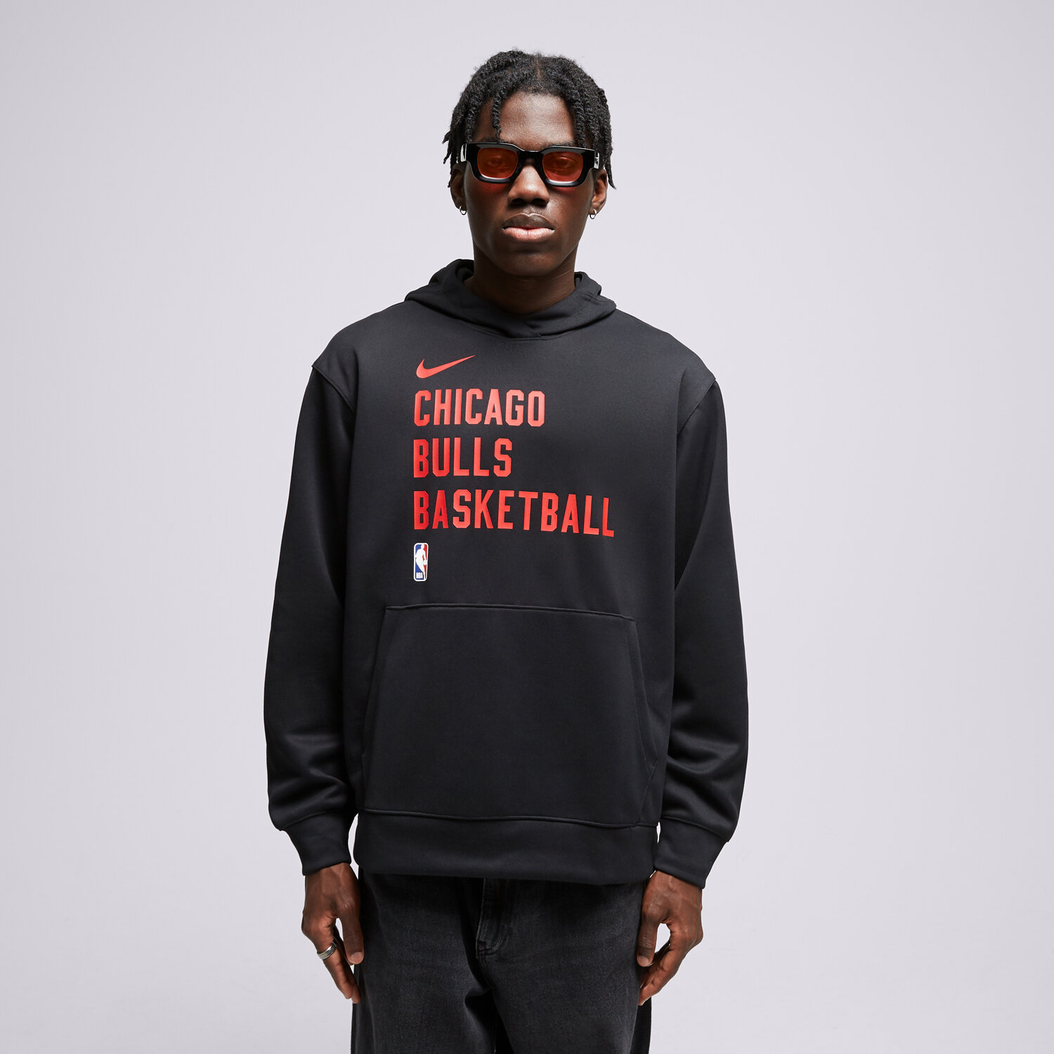 Bluza męska NIKE BLUZA Z KAPTUREM CHI MNK DF SPTLIGHT PO HDY NBA FB3683-010 CZARNY