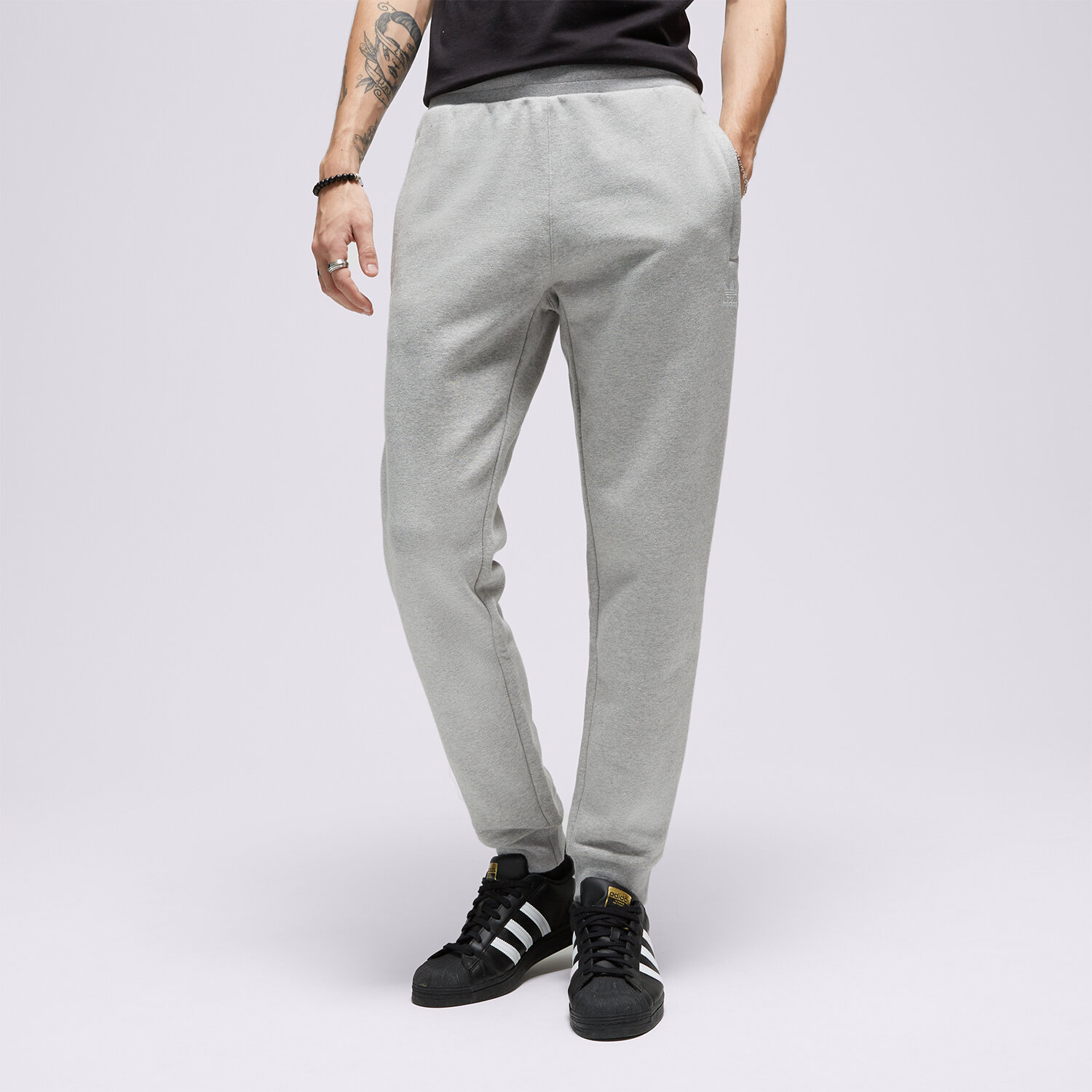 Spodnie sportowe męskie ADIDAS SPODNIE ESSENTIALS PANT IA4833 SZARY