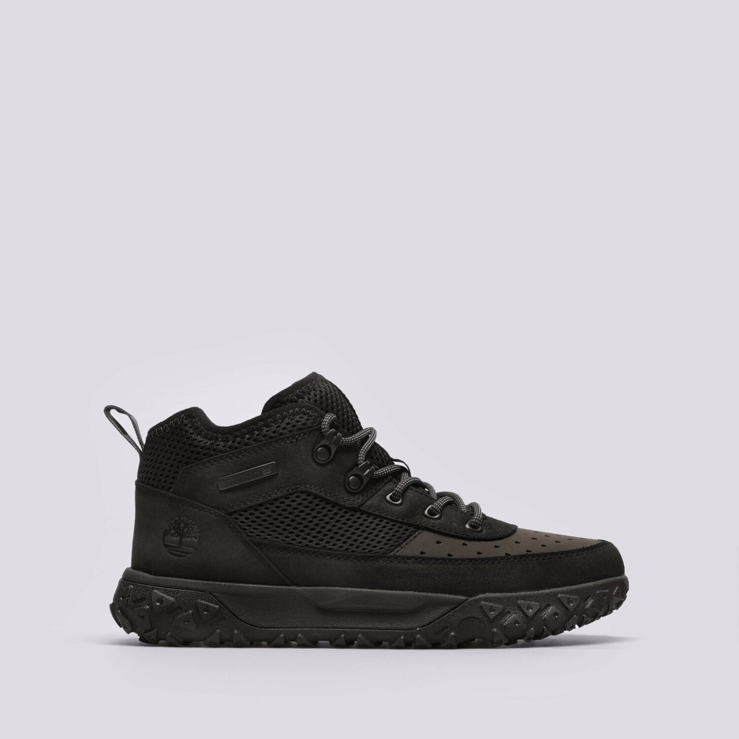 Buty zimowe, trekkingowe, outdoor dla dzieci TIMBERLAND GS MOTION 6 LTHR SUPER OX TB0A66QG0151 CZARNY