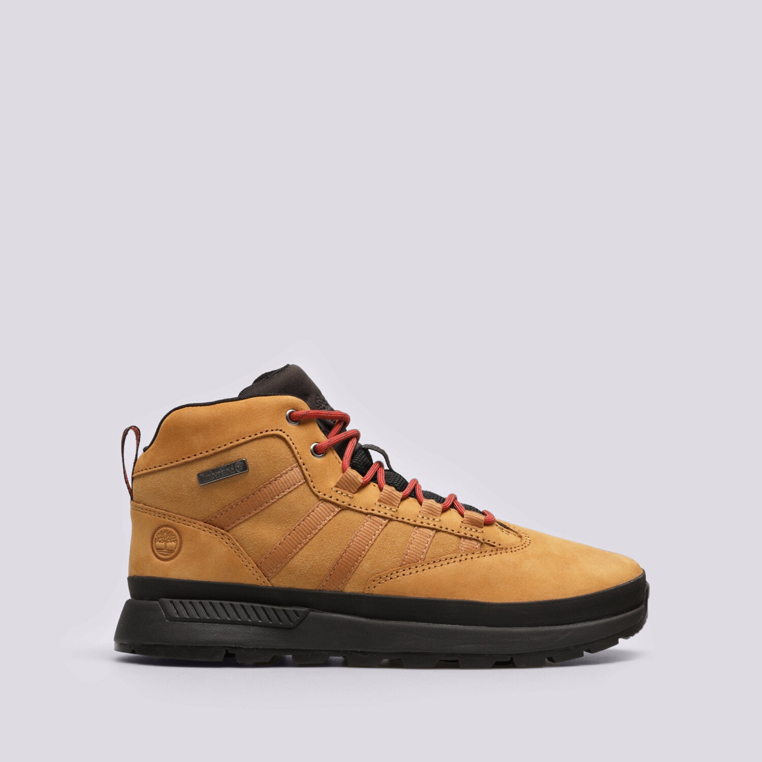 Buty zimowe, trekkingowe, outdoor dla dzieci TIMBERLAND EURO TREKKER MID LEATHER TB0A66942311 BRĄZOWY