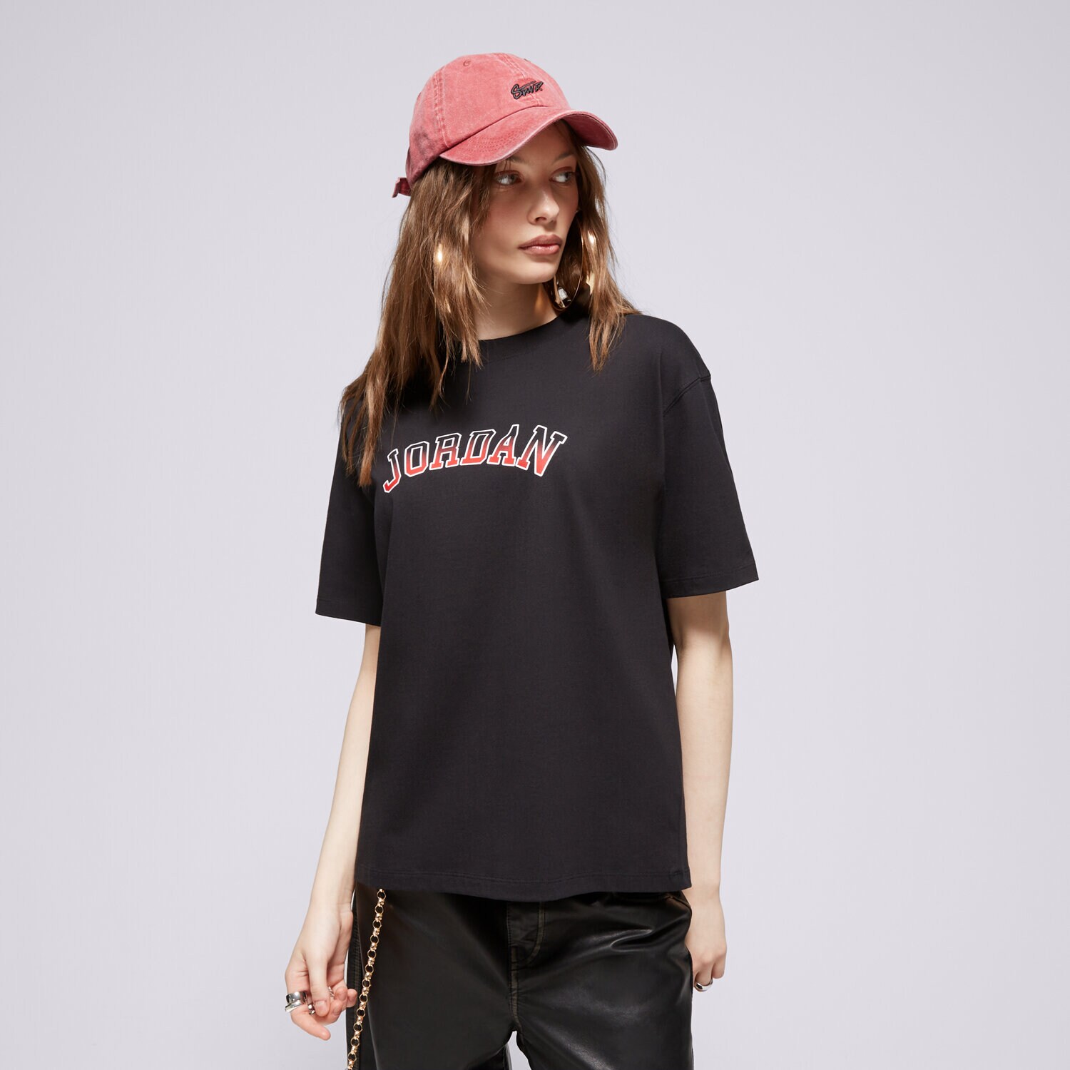 Koszulka, t-shirt damski JORDAN T SHIRT W J GF SS VRB FD7202-010 CZARNY