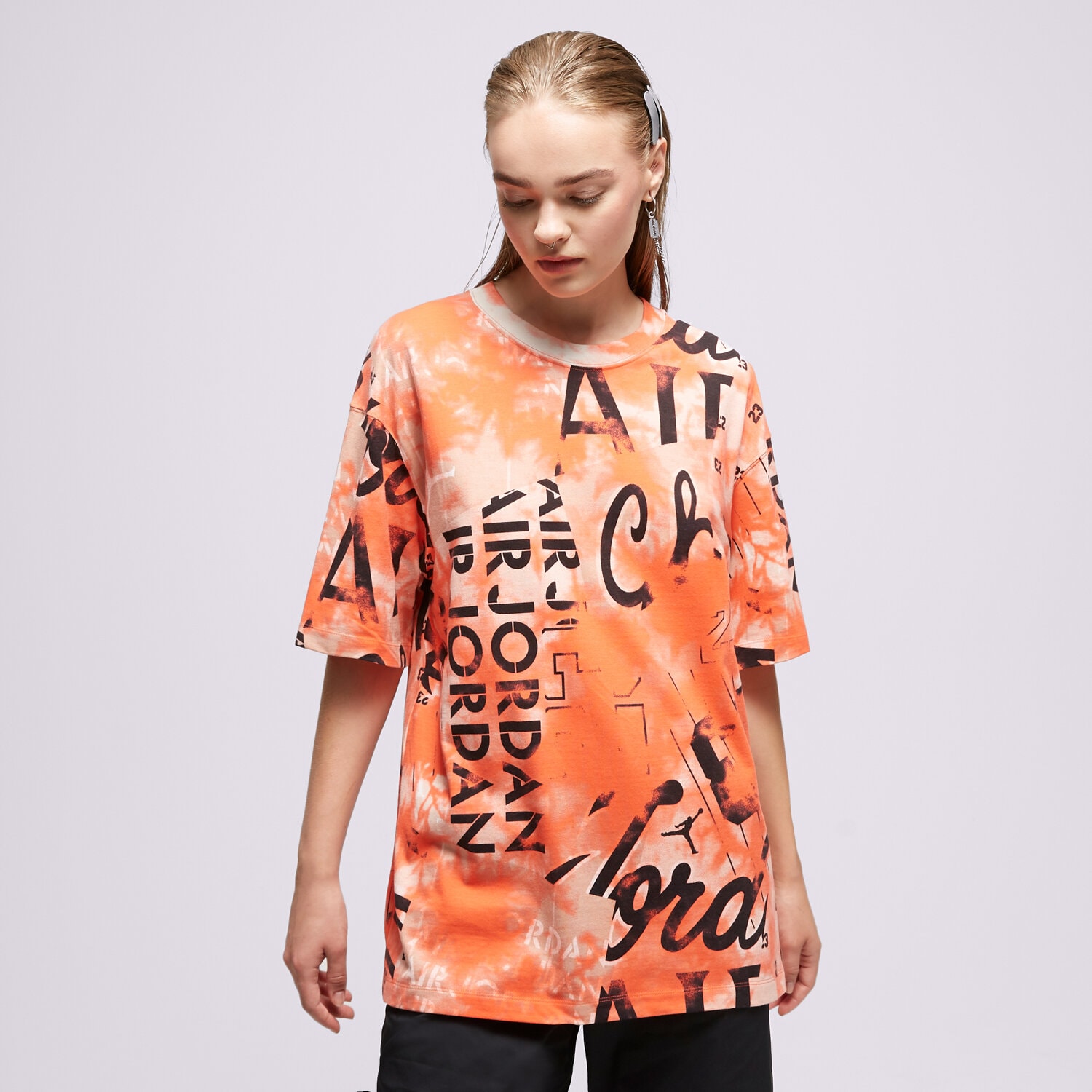 Koszulka, t-shirt damski NIKE T-SHIRT DN2769 DN2769-635 CZERWONY