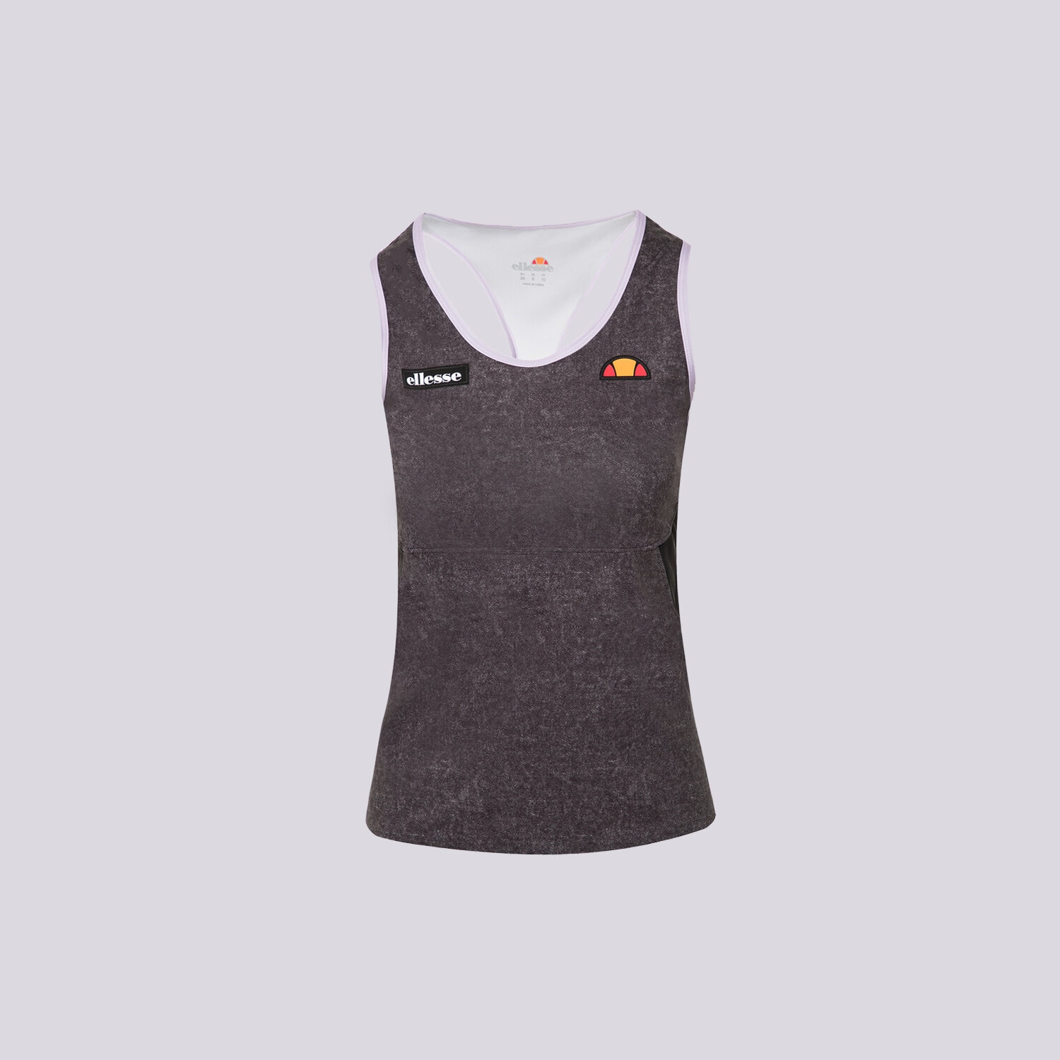 Koszulka, t-shirt damski ELLESSE TANK ALLIUM VEST BLK DNM SCP15855087 CZARNY
