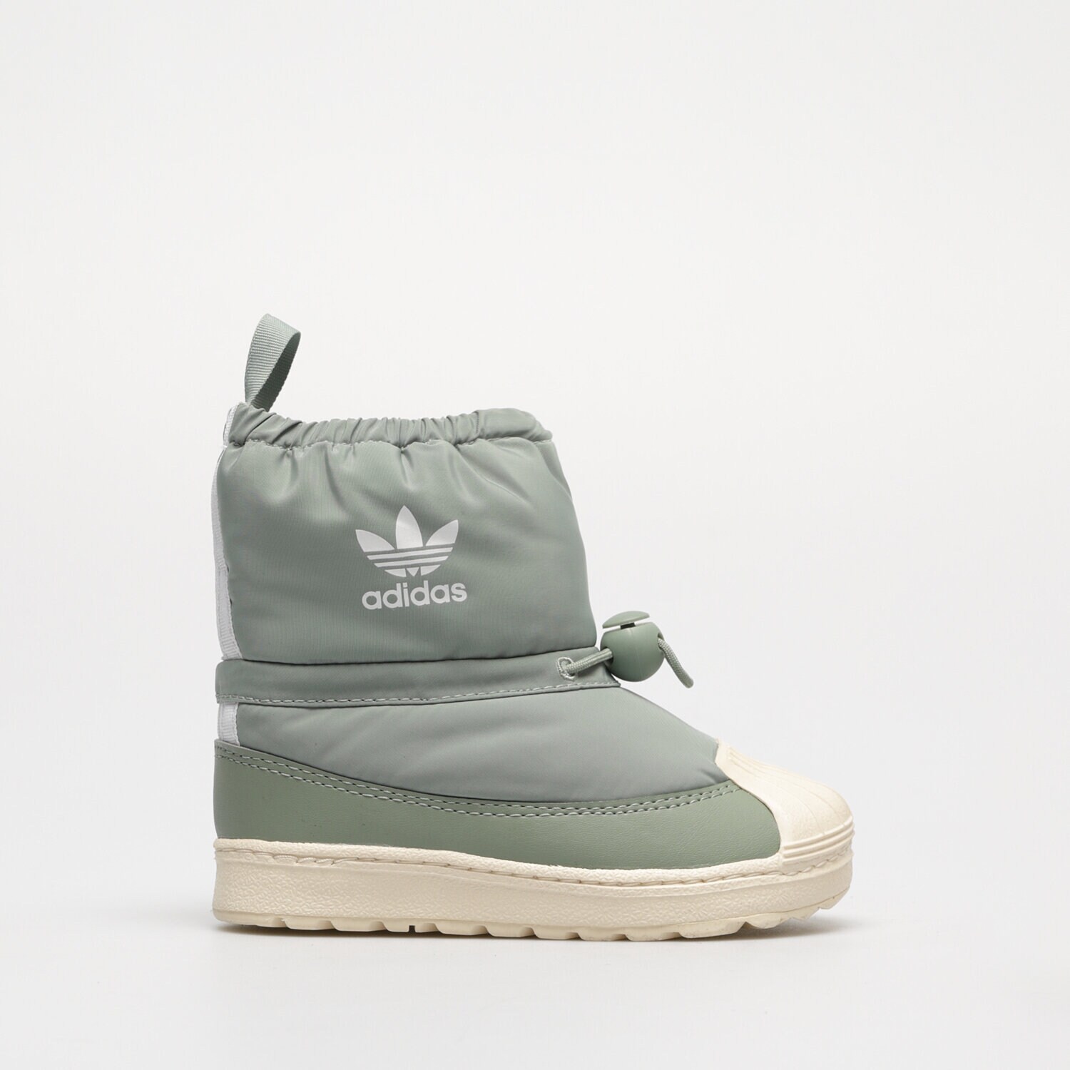 Buty zimowe, trekkingowe, outdoor dla dzieci ADIDAS SUPERSTAR 360 BOOT I IG5077 ZIELONY