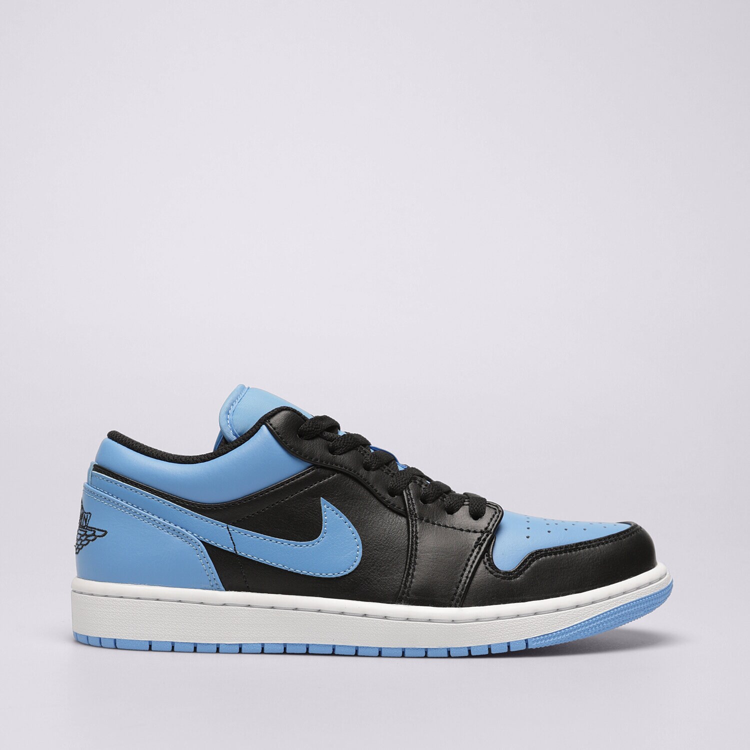 Buty sneakersy męskie AIR JORDAN 1 LOW  553558-041 NIEBIESKI