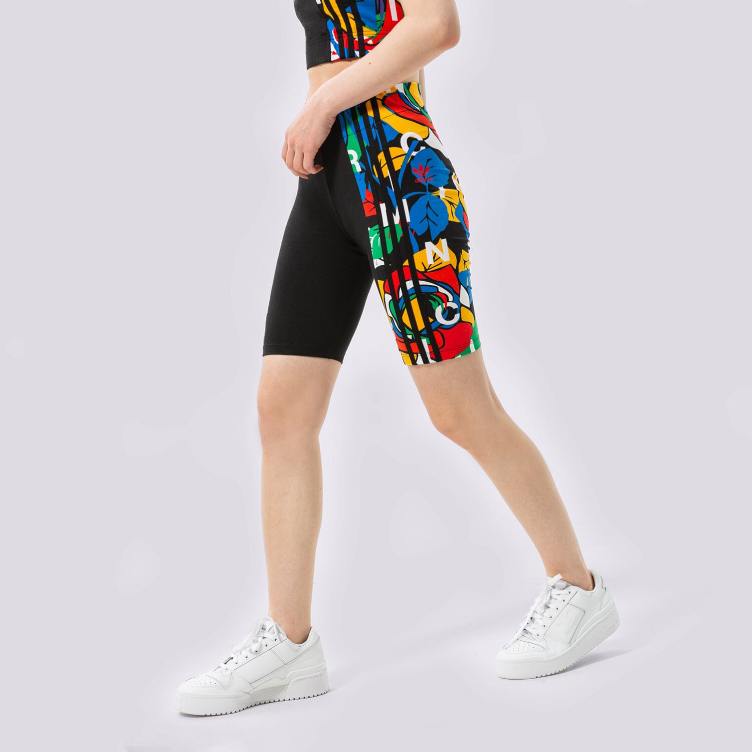 Spodnie sportowe damskie ADIDAS SZORTY LEGGINGS HC4472 CZARNY