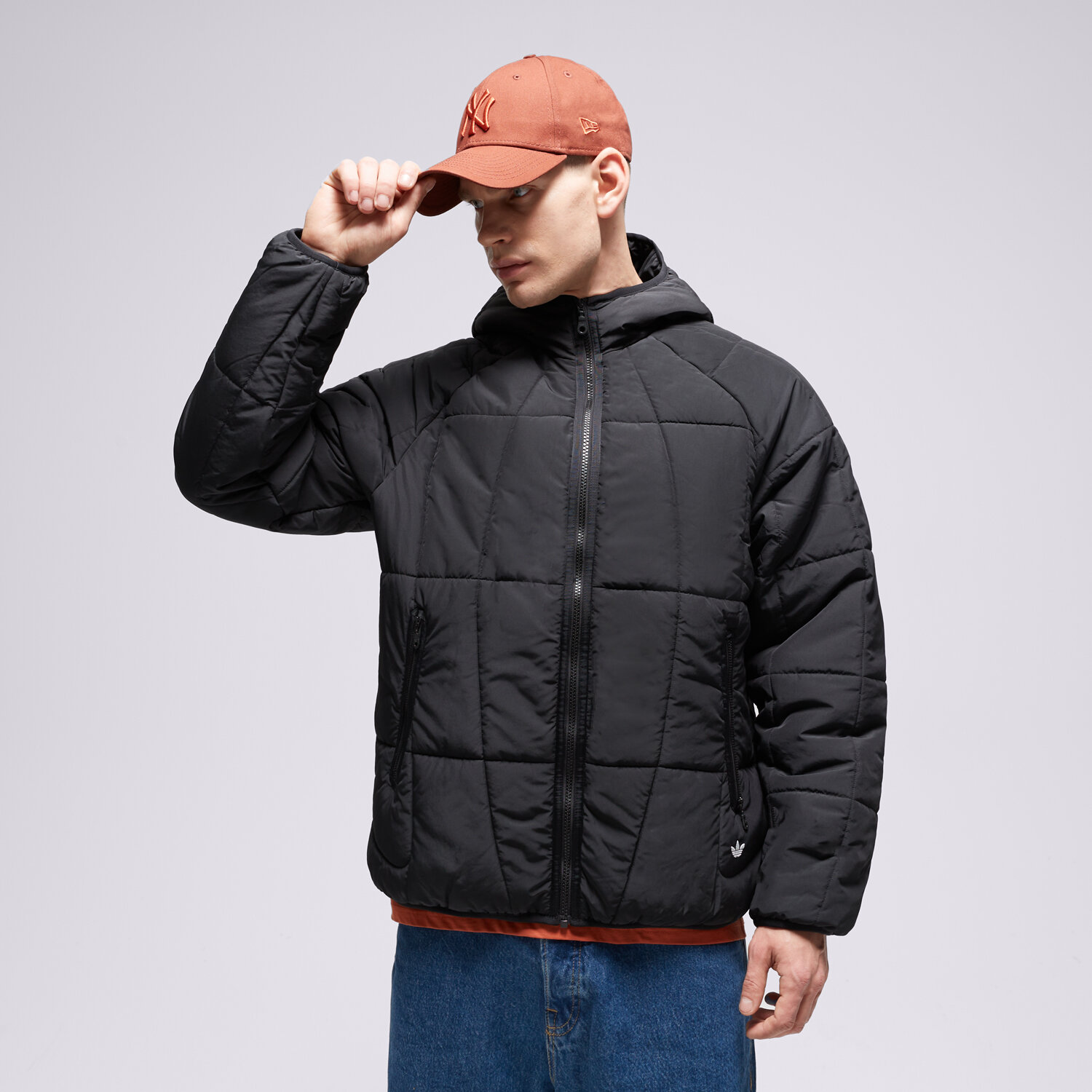 Kurtka zimowa męska ADIDAS KURTKA PUCHOWA ADV PUFF IL2582 CZARNY