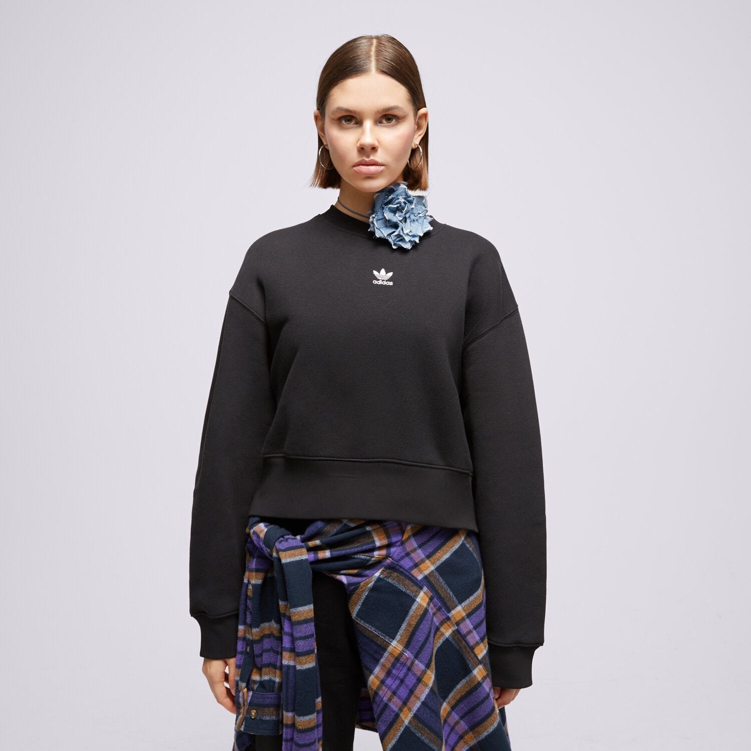 Bluza damska ADIDAS BLUZA SWEATSHIRT IA6504 CZARNY