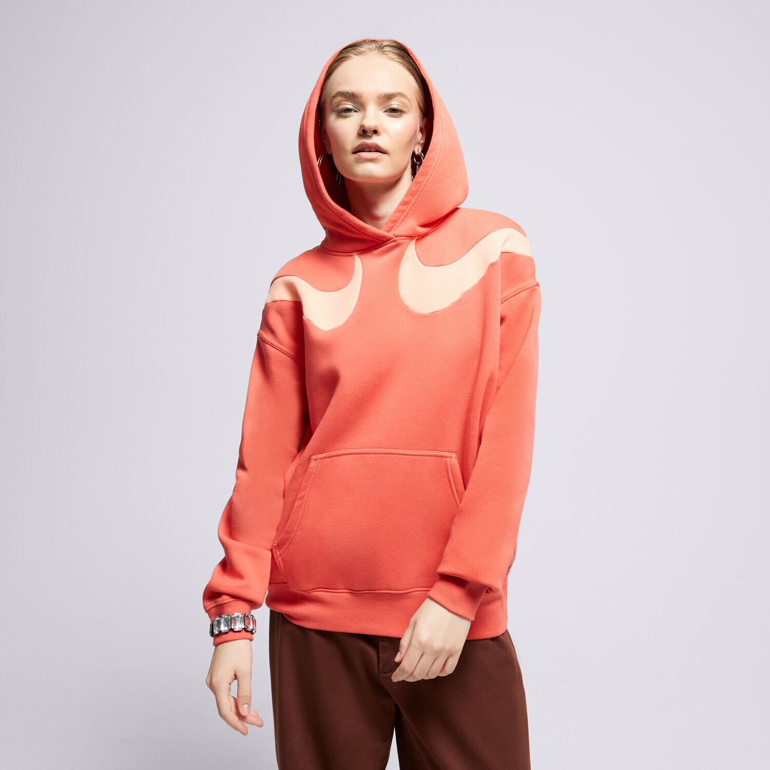 Bluza damska NIKE BLUZA Z KAPTUREM DD5580 DD5580-605 CZERWONY