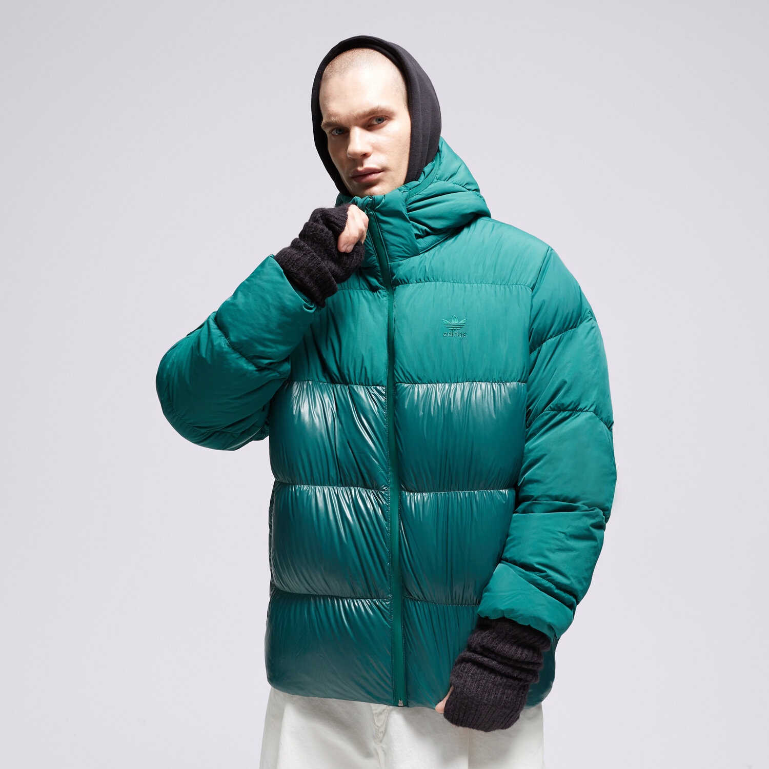 Kurtka zimowa męska ADIDAS KURTKA ZIMOWA DOWN REGEN ADIC IL2566 ZIELONY