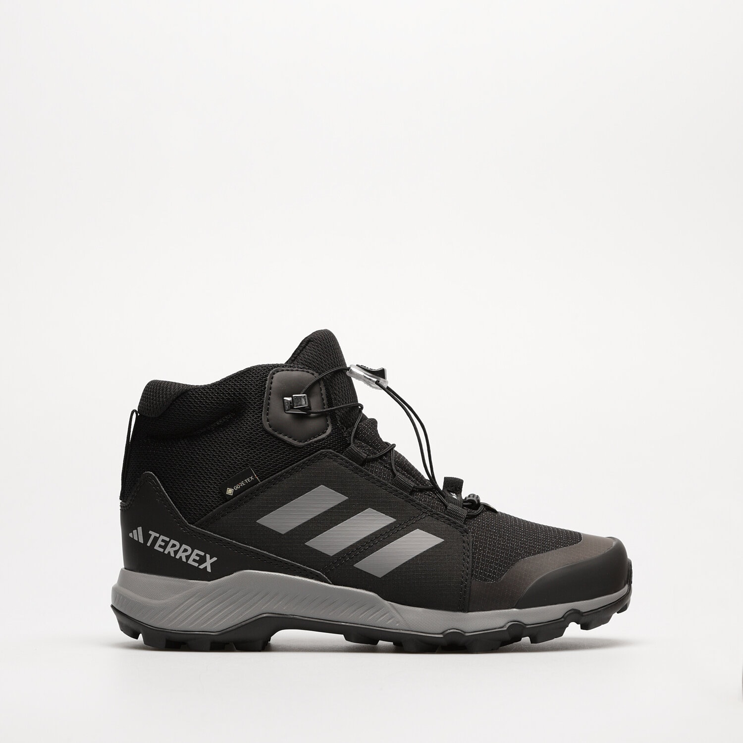 Buty zimowe, trekkingowe, outdoor dla dzieci ADIDAS TERREX MID GTX K IF7522 CZARNY